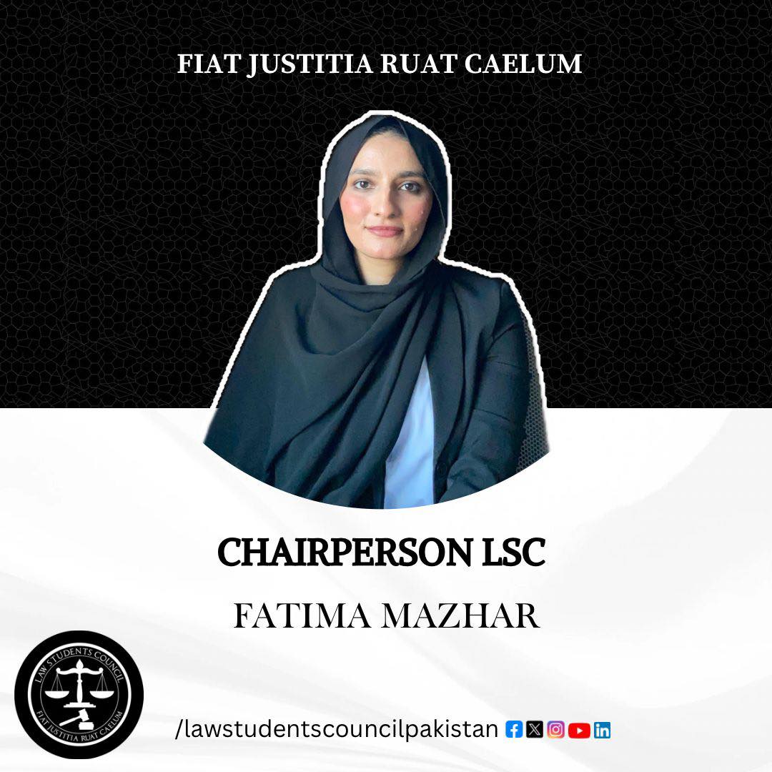Law - We are delighted to announce the appointment of Ms. Fatima Mazhar ...