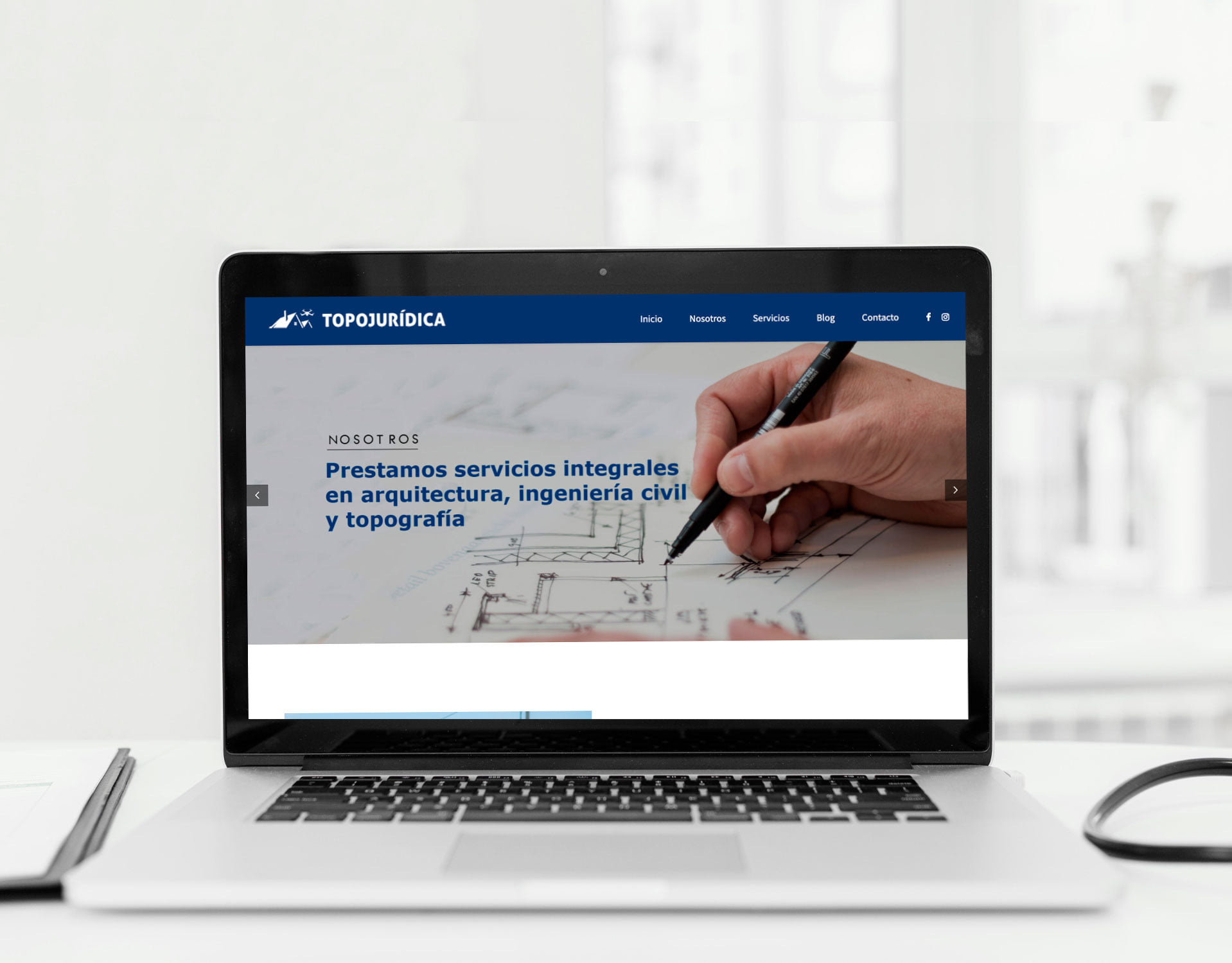 Pronto website - Home