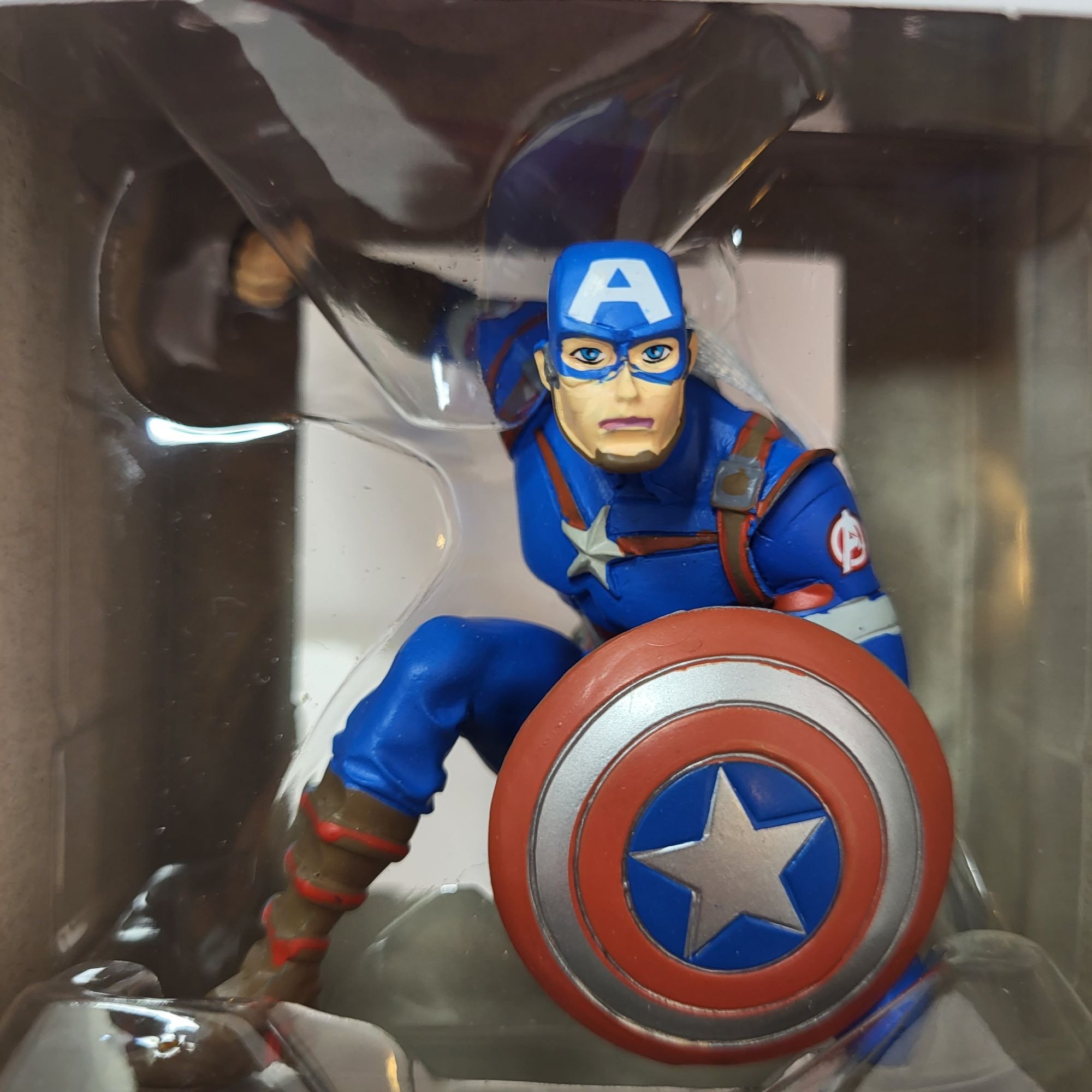 Décoration Sapin De Noël Captain America Marvel Hallmark - Résine, Ruban Blanc, 5,1x8,9x5,1 Cm