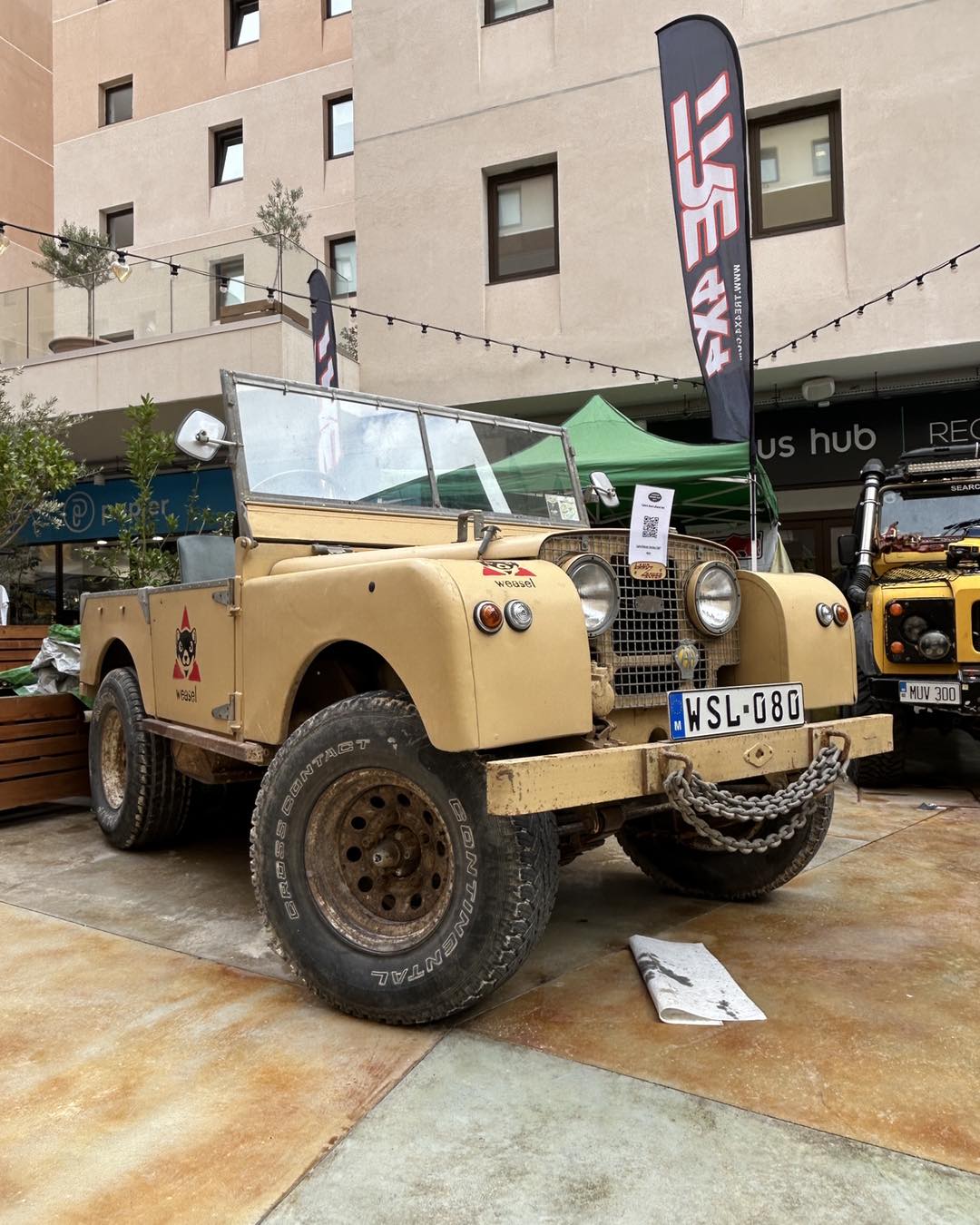 Land Rovers in Malta