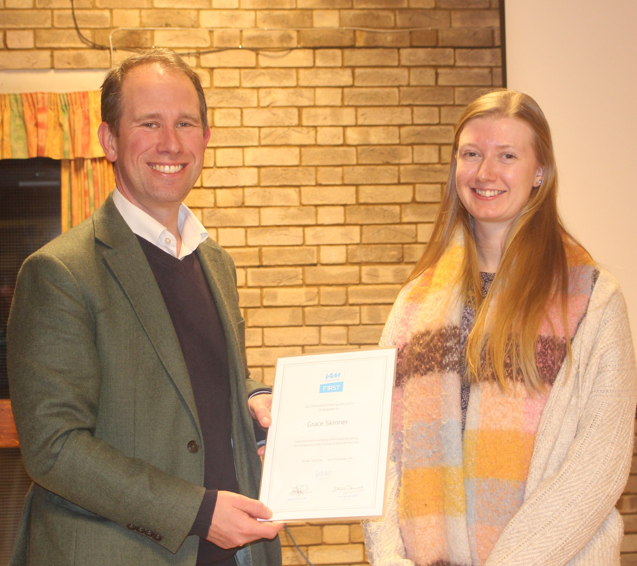 Congratulations to... - Thames Valley Advanced Motorists | Facebook