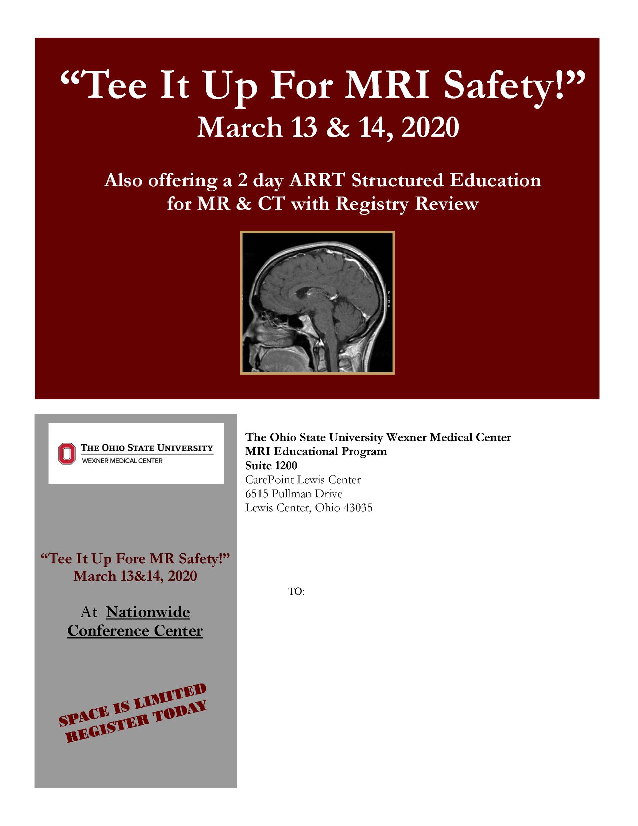 Osuwmc MRI Education Program Annual MRI Seminar