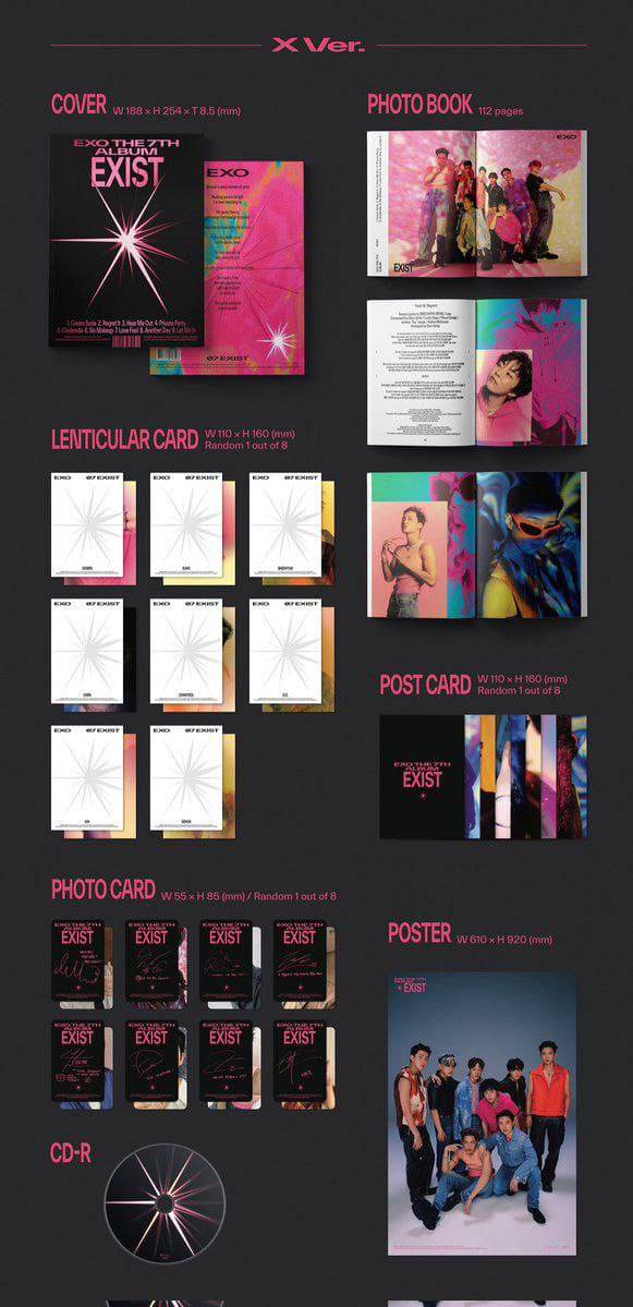 EXO ⚡REVERXE 8th Album (Compact Ver. Set) Now available! - Reply