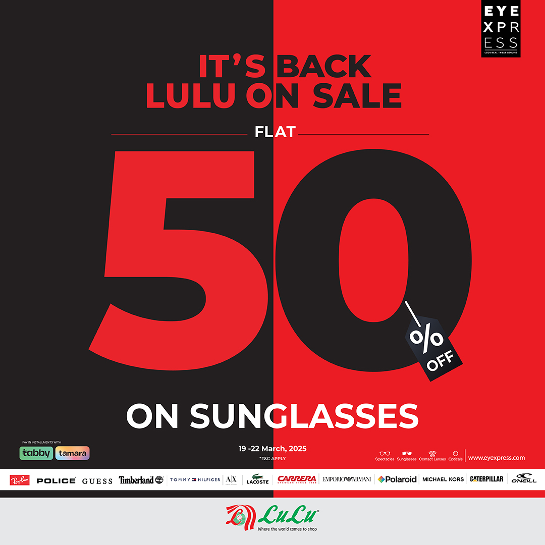 عروض - The wait is finally over! 🎉 Flat 50% Off is here at #LuLuSA ...