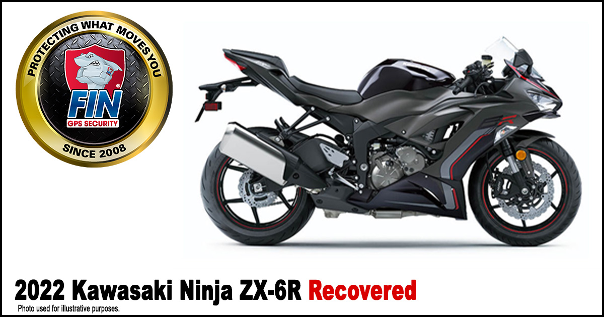 2024 Kawasaki Ninja ZX6R stolen in Fairfax, VA