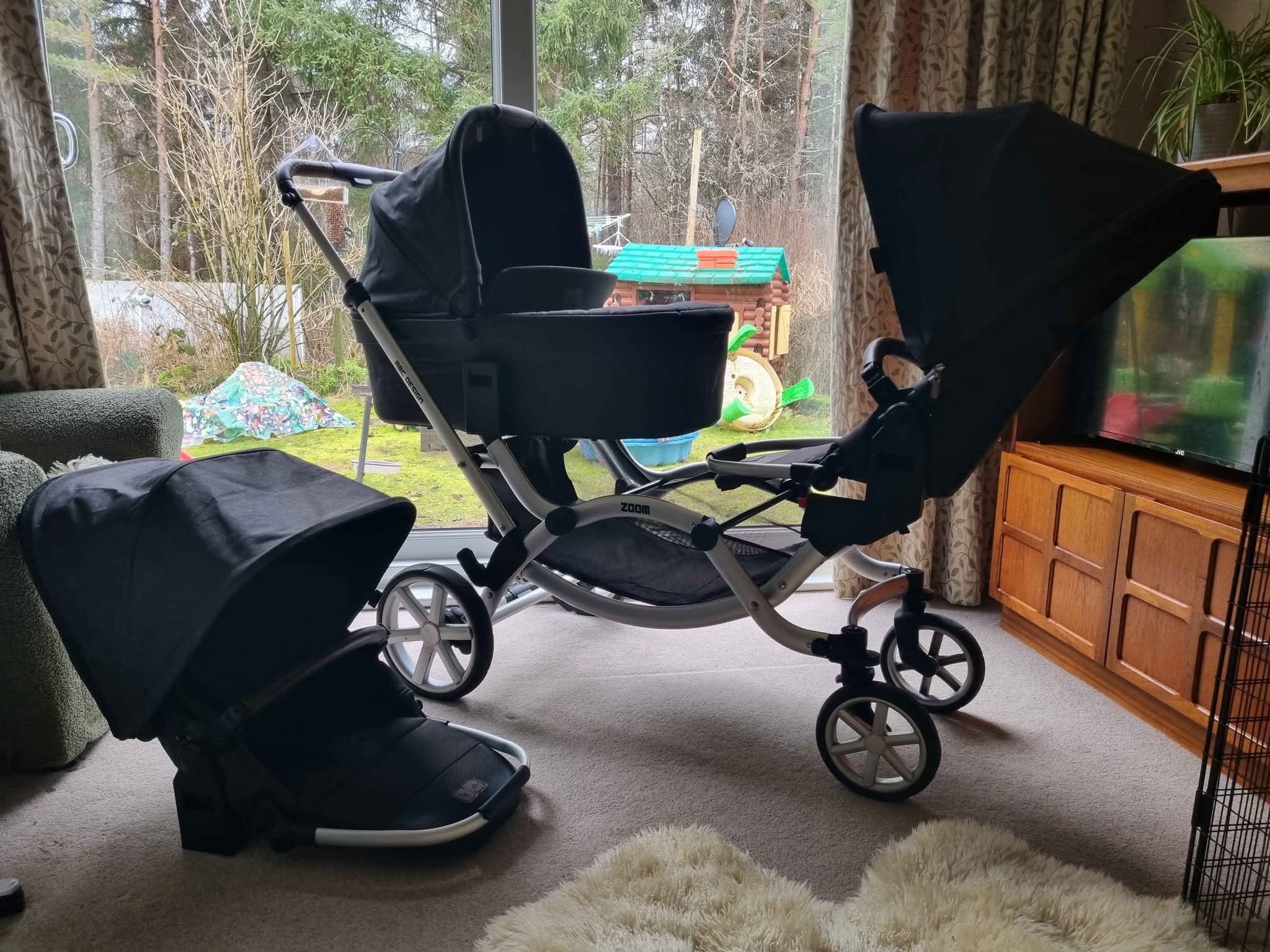 ABC design ZOOM twin pram/buggy - Strollers - Fort Augustus 