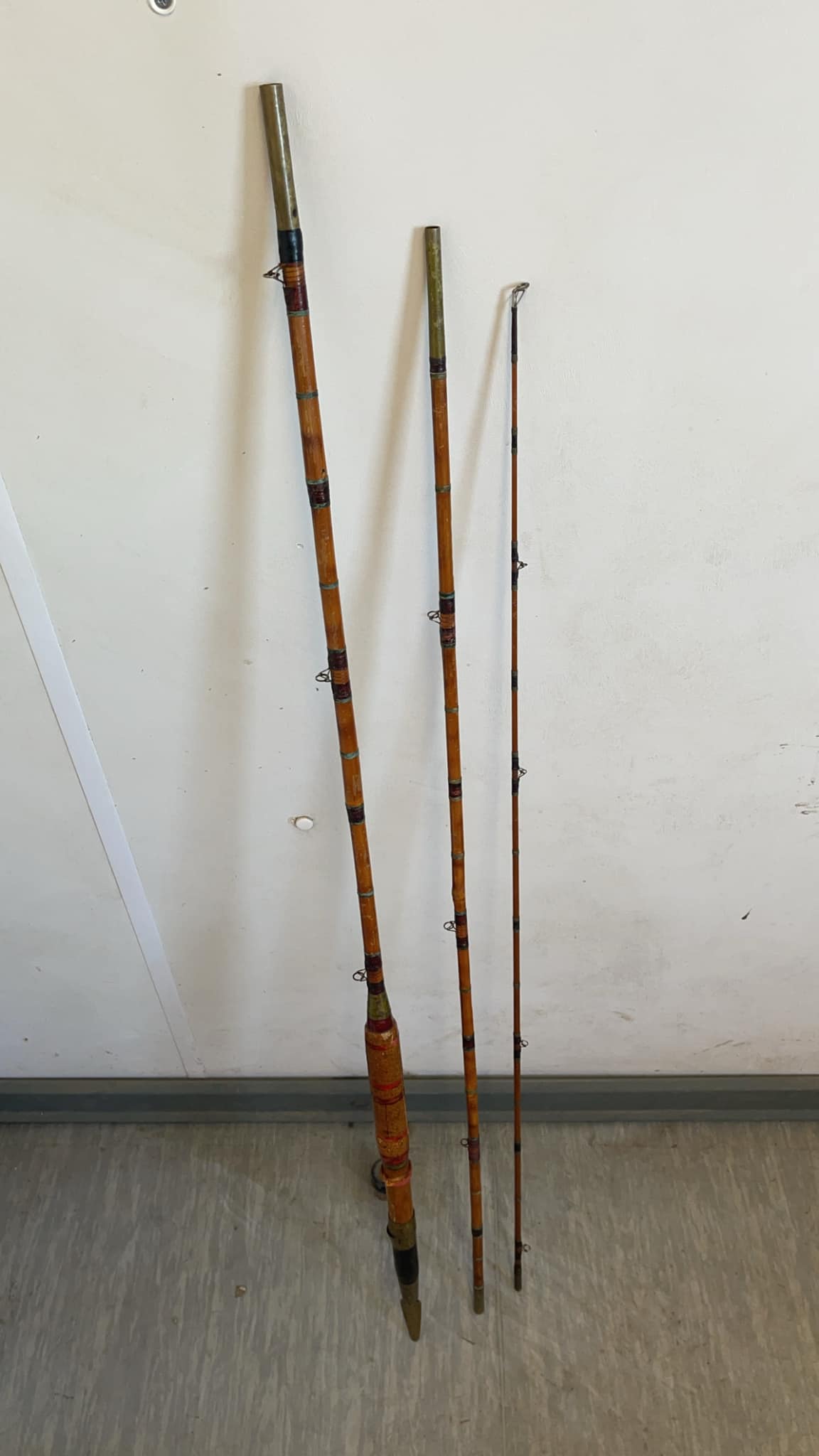 cane fishing pole antique Rare BERNARD SEALEY  THE FESTIVAL Built rod  & Vintage Tackle Fishing Rod Dandy Cane at