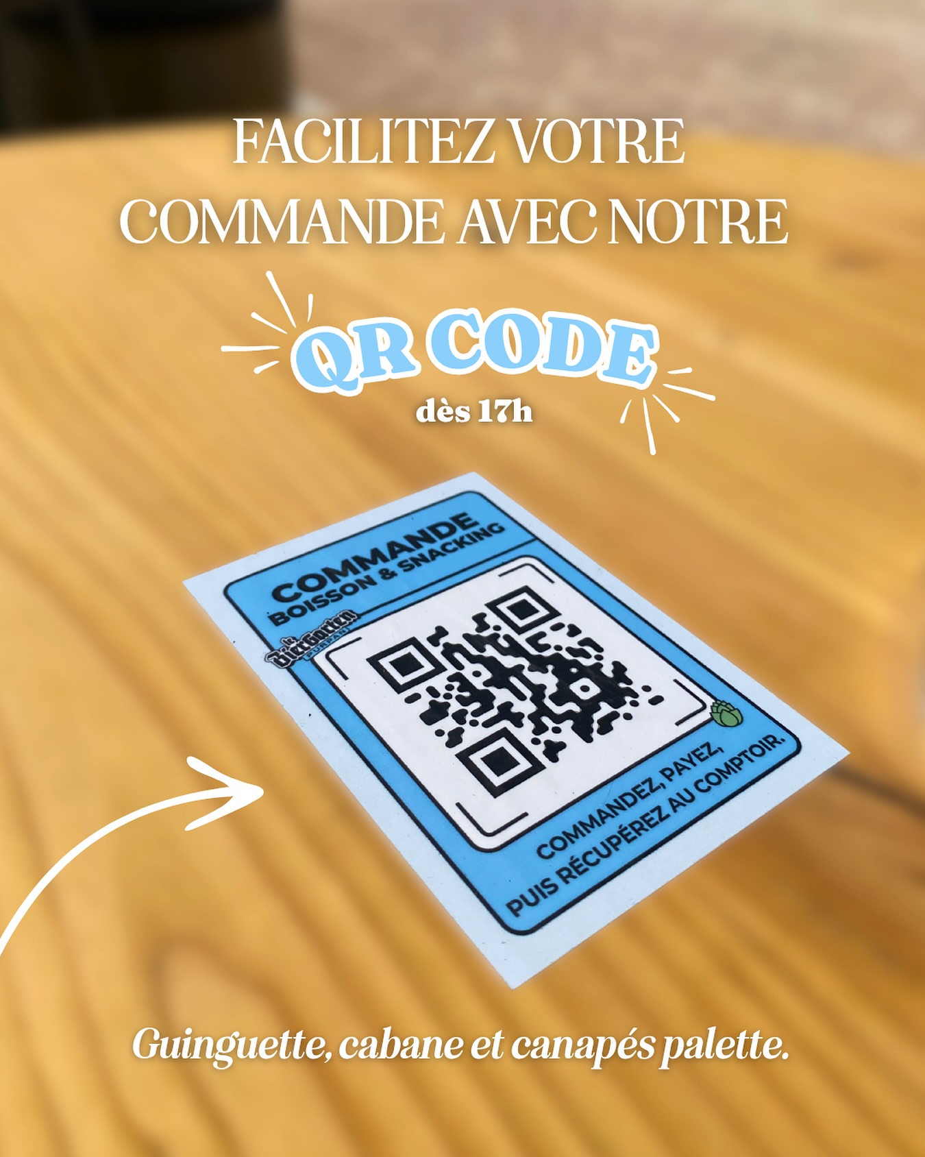 Le - [ SNACKS ET BOISSONS ] Grâce à notre nouveau QR code rien de plus ...