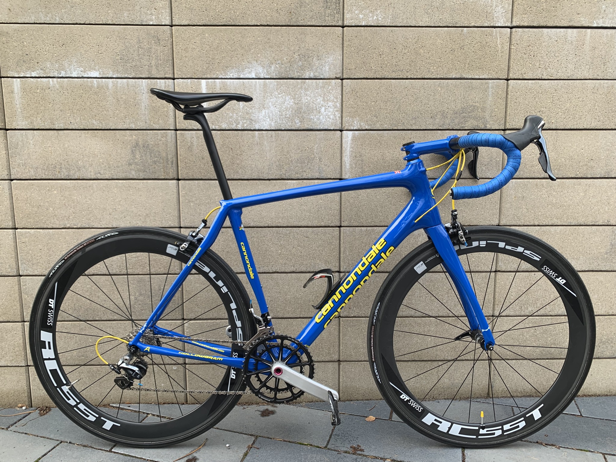 Cannondale Synapse custom paint and build with Spinergy wheels