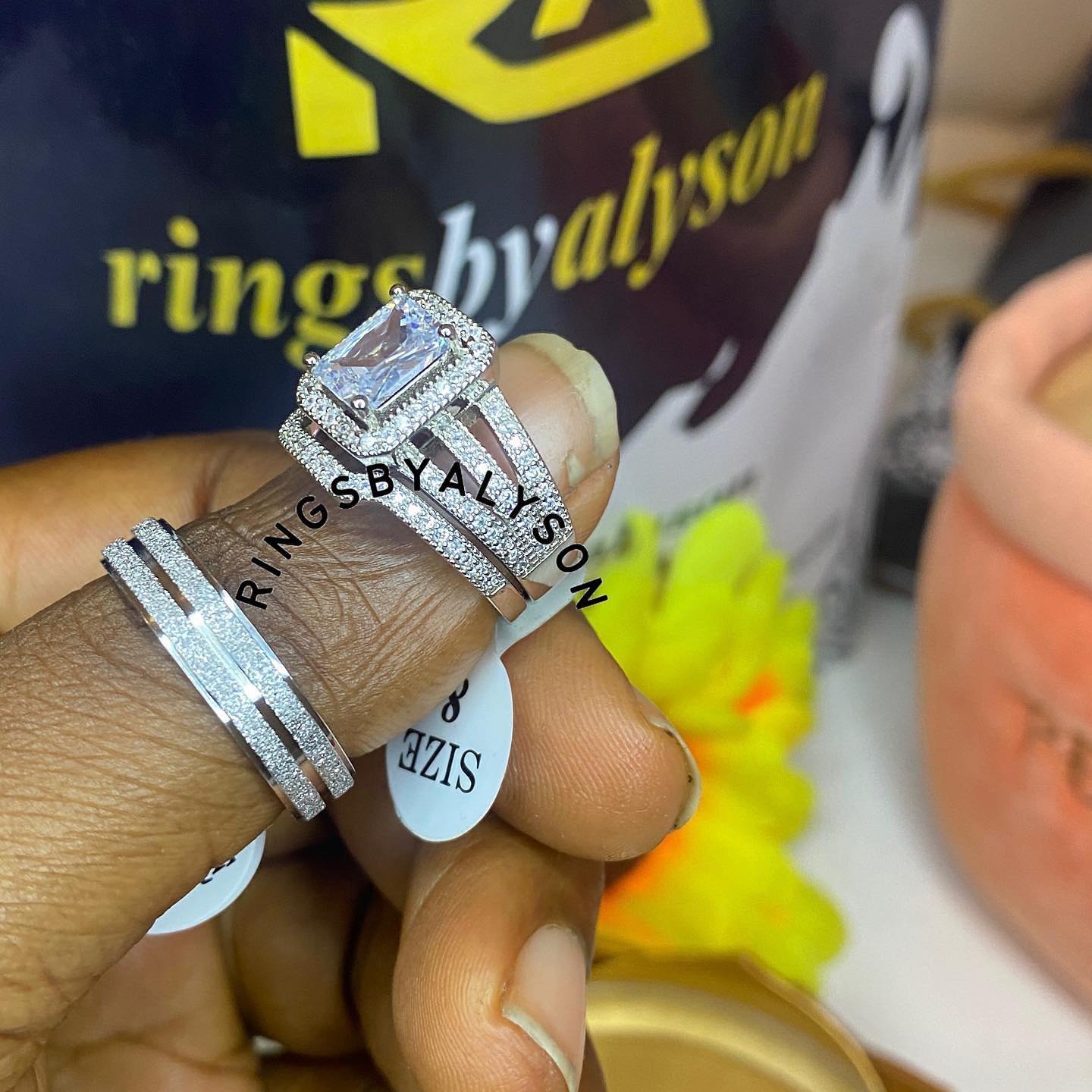 You can pair any bridal sets with any male band of choice ( we can pair ...