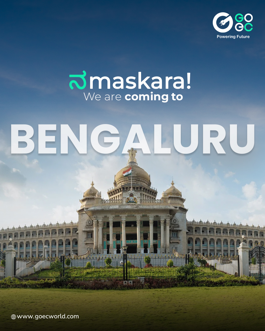 GOEC - GO EC ARRIVES IN BENGALURU! We’re supercharged to... | Facebook
