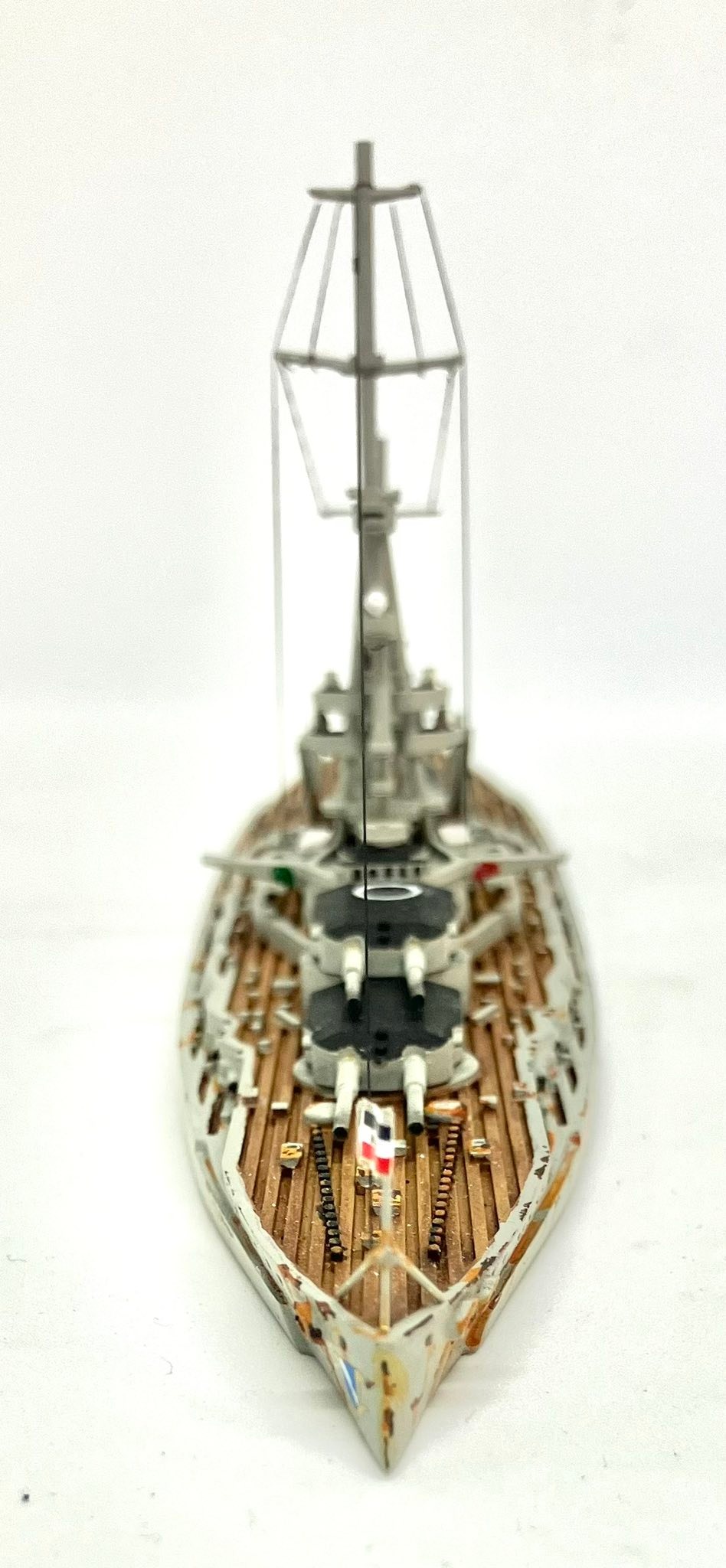 Maquette Bateau Militaire SMS Baden 1/1250 - Kit à Monter, Résine, Non Peint
