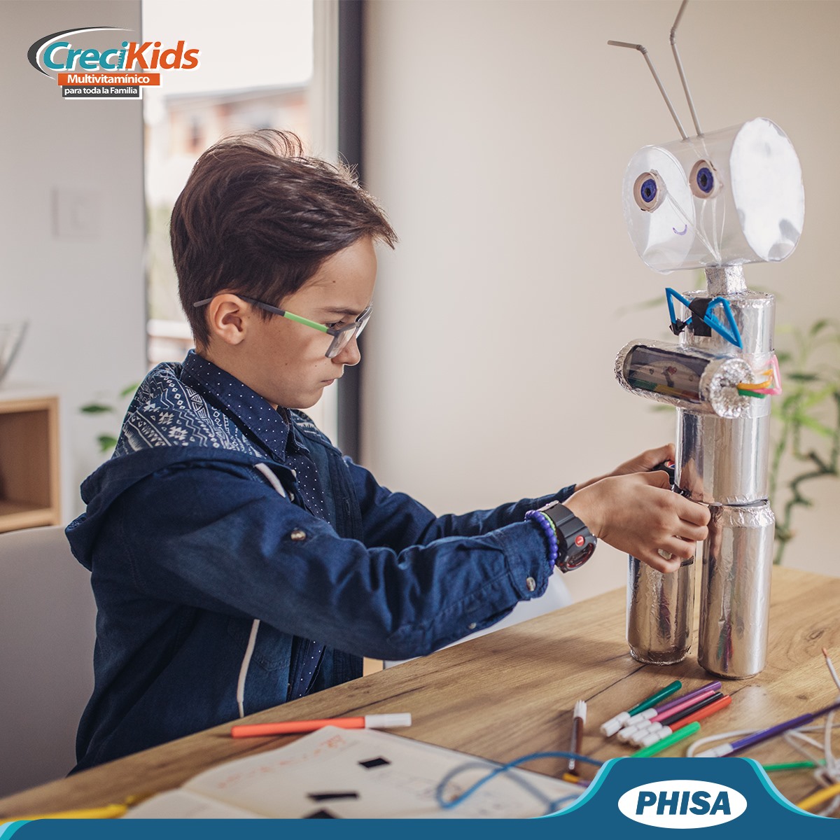 PHISA - Estimula su creatividad y enséñales la importancia...