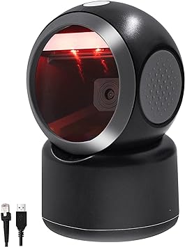 4/mo - Finance KUIIYER USB Barcode Scanner, 2D QR 1D Bar Code Scanners Wired Handheld Barcode Reader with Updated 800 X 600 Pixel CMOS & Built-in Light, Plug & Play for Computers