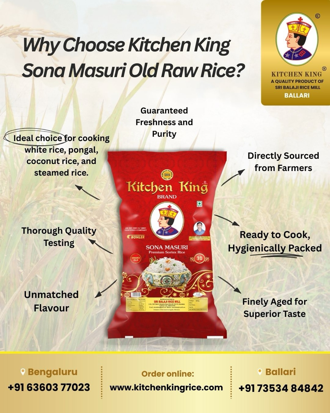 Kitchen King Rice | Bangalore