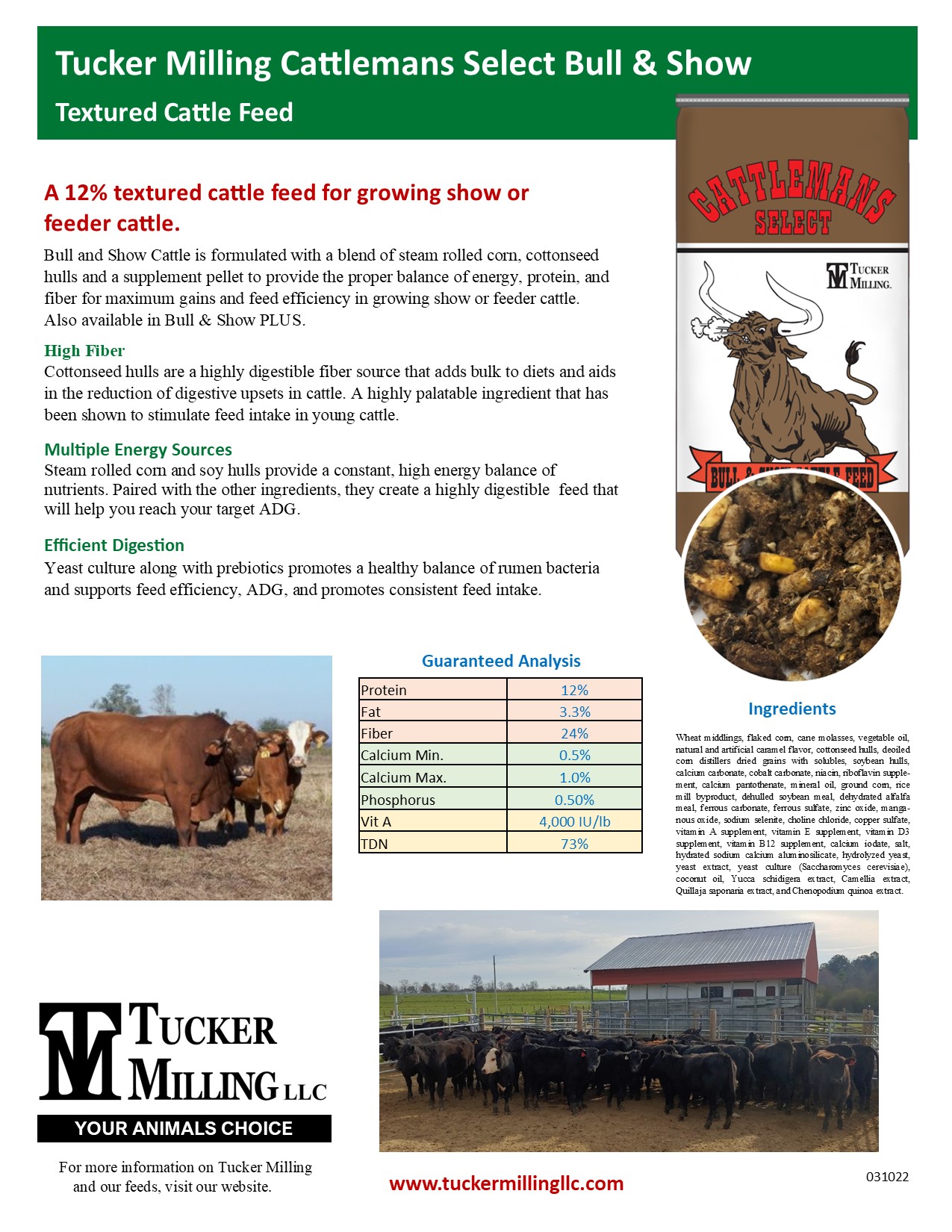 Cattlemans Bull & Show Tucker Milling LLC.
