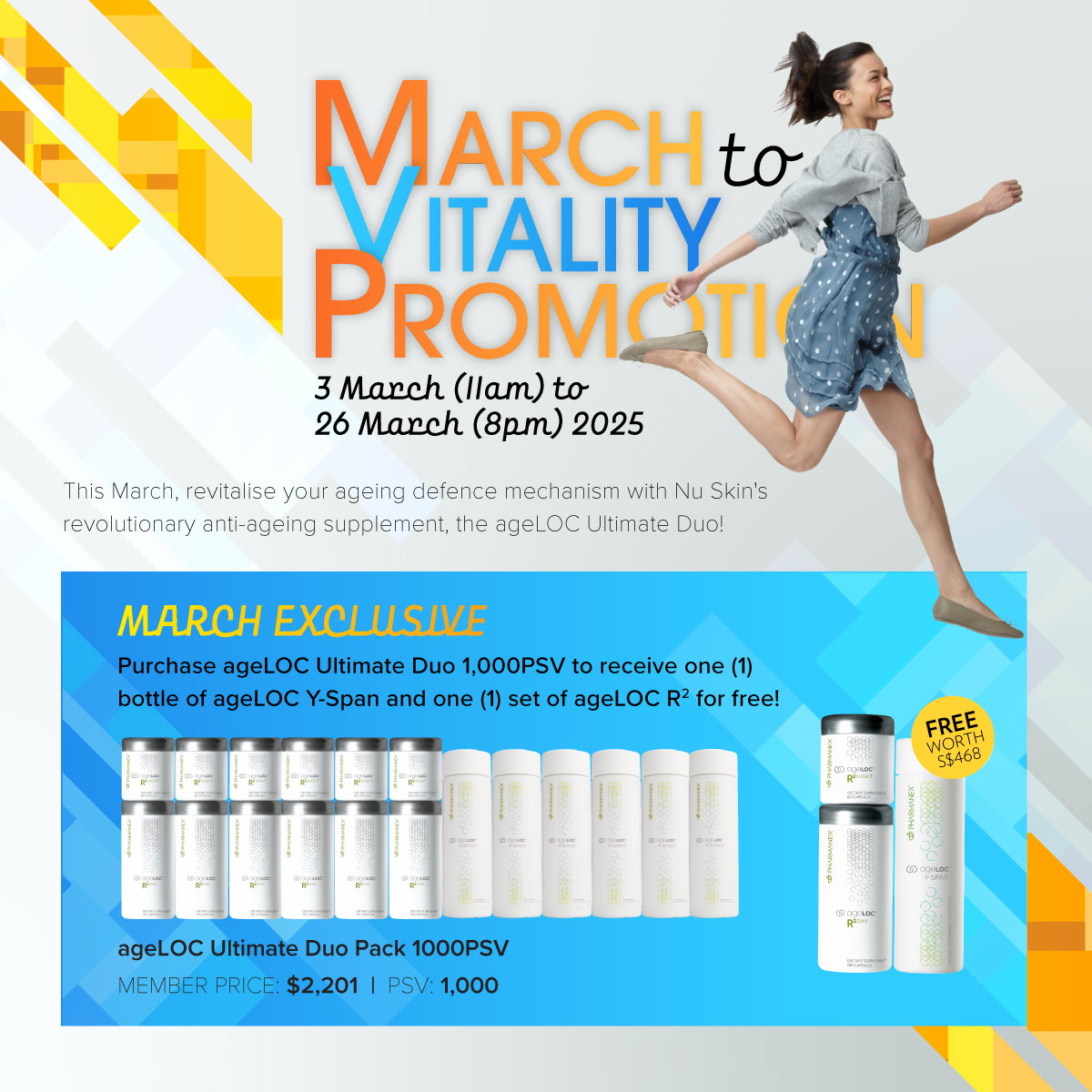 This March, take the bold step towards healthy ageing with our 
