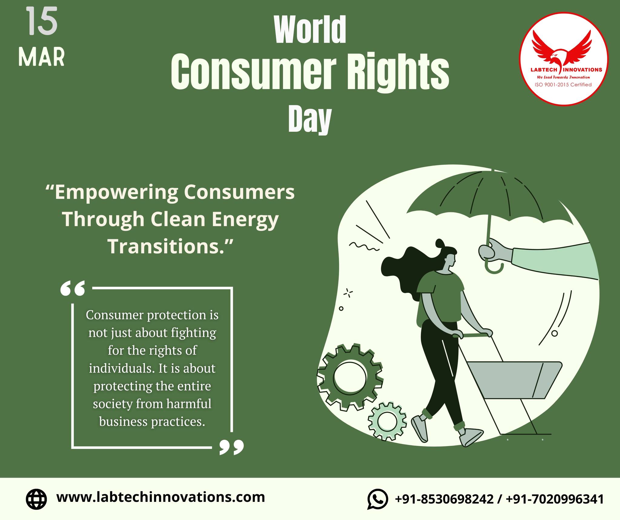 On World Consumer Rights Day, let's... - Labtech Innovations