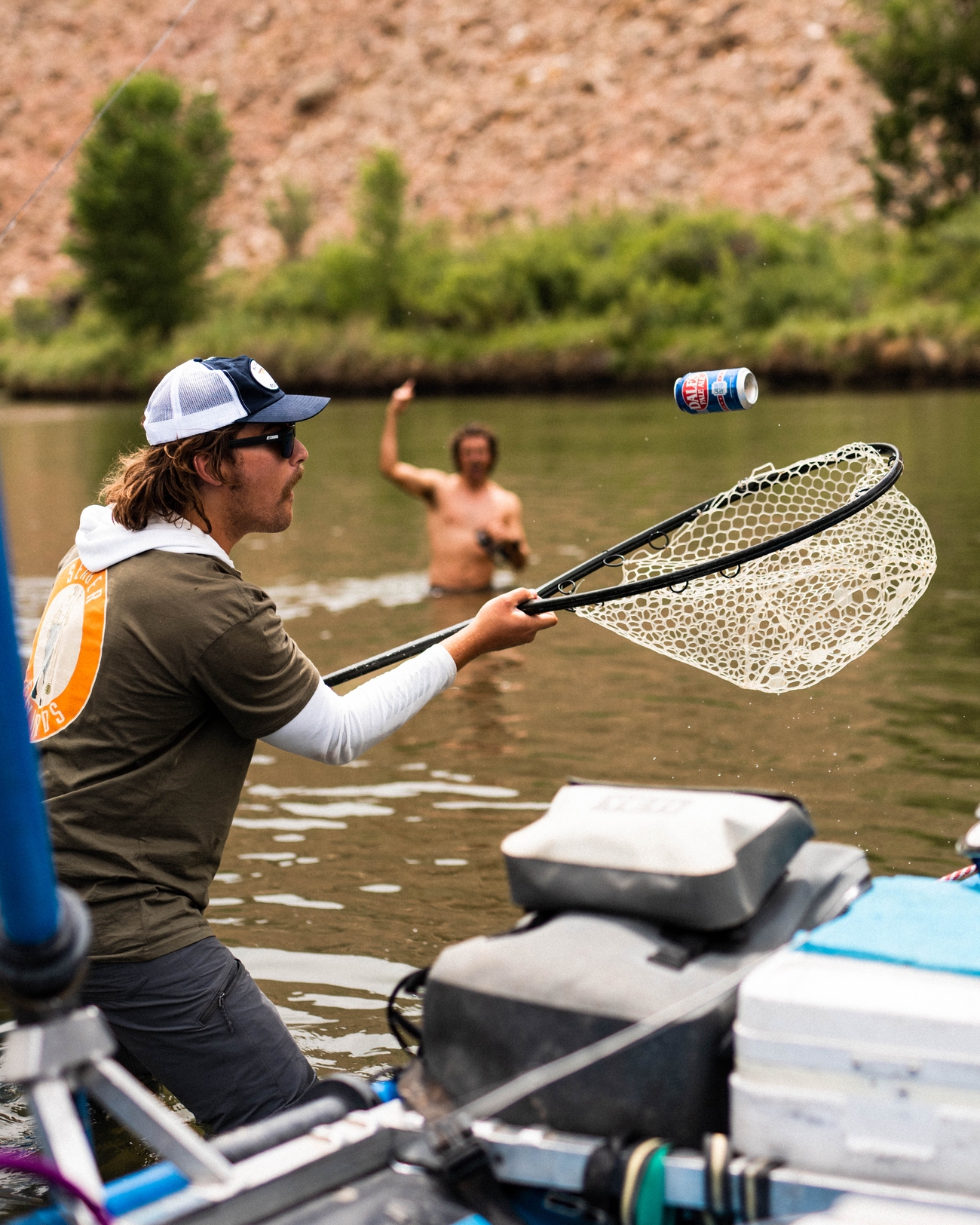 The F3T - Happy Fourth of July! Cooling off riverside with...
