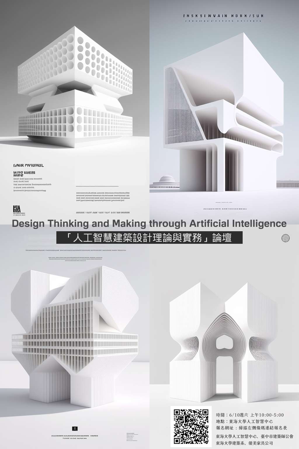 東海大學建築系 - 『人工智慧建築設計理論與實務論壇』 Design Thinking and Making through ...