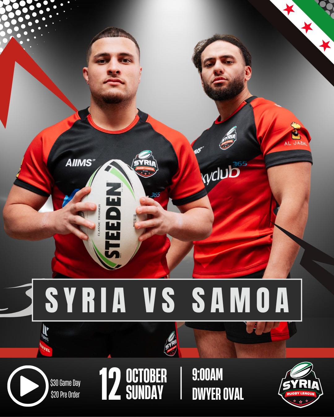 🇸🇾 Syria Rugby League vs Samoa 🇼🇸... - Syria Rugby League | Facebook