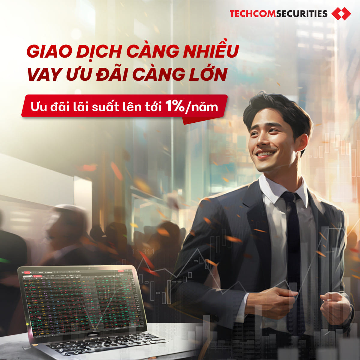 💰GIAO DỊCH CÀNG NHIỀU, ƯU ĐÃI... - Techcom Securities - TCBS