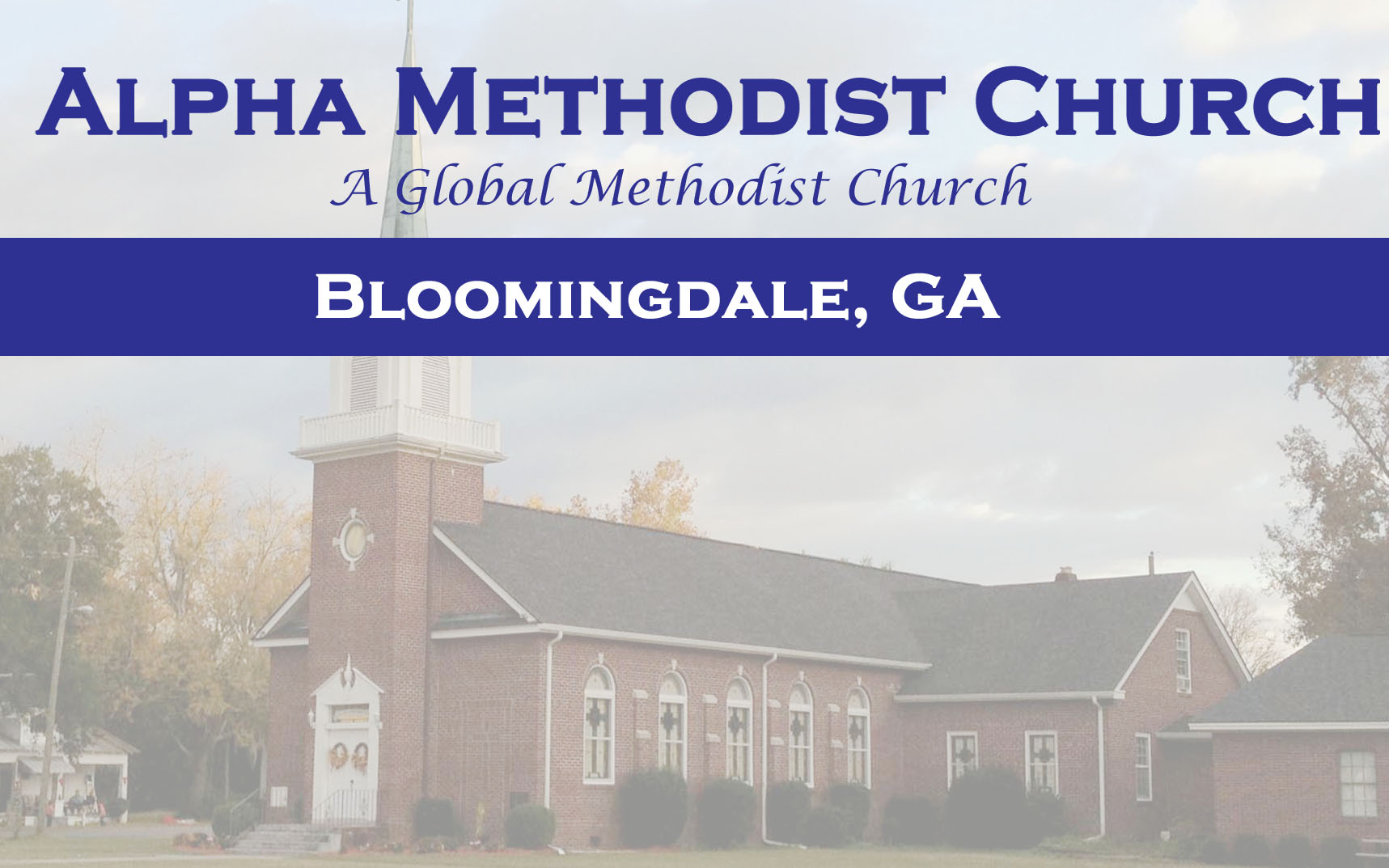 Alpha Methodist Church | Bloomingdale GA
