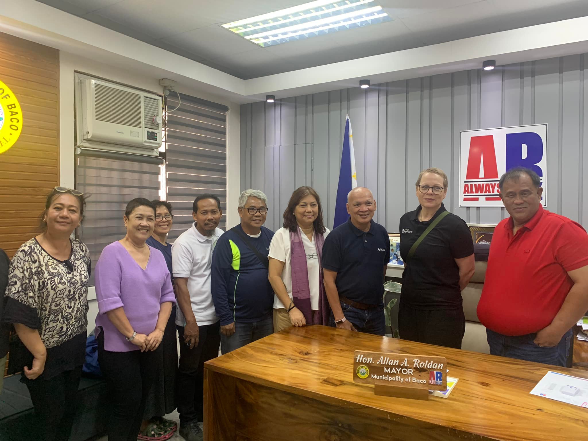 EARLIER: Courtesy meeting with Baco Municipality Mayor Allan Roldan and ...