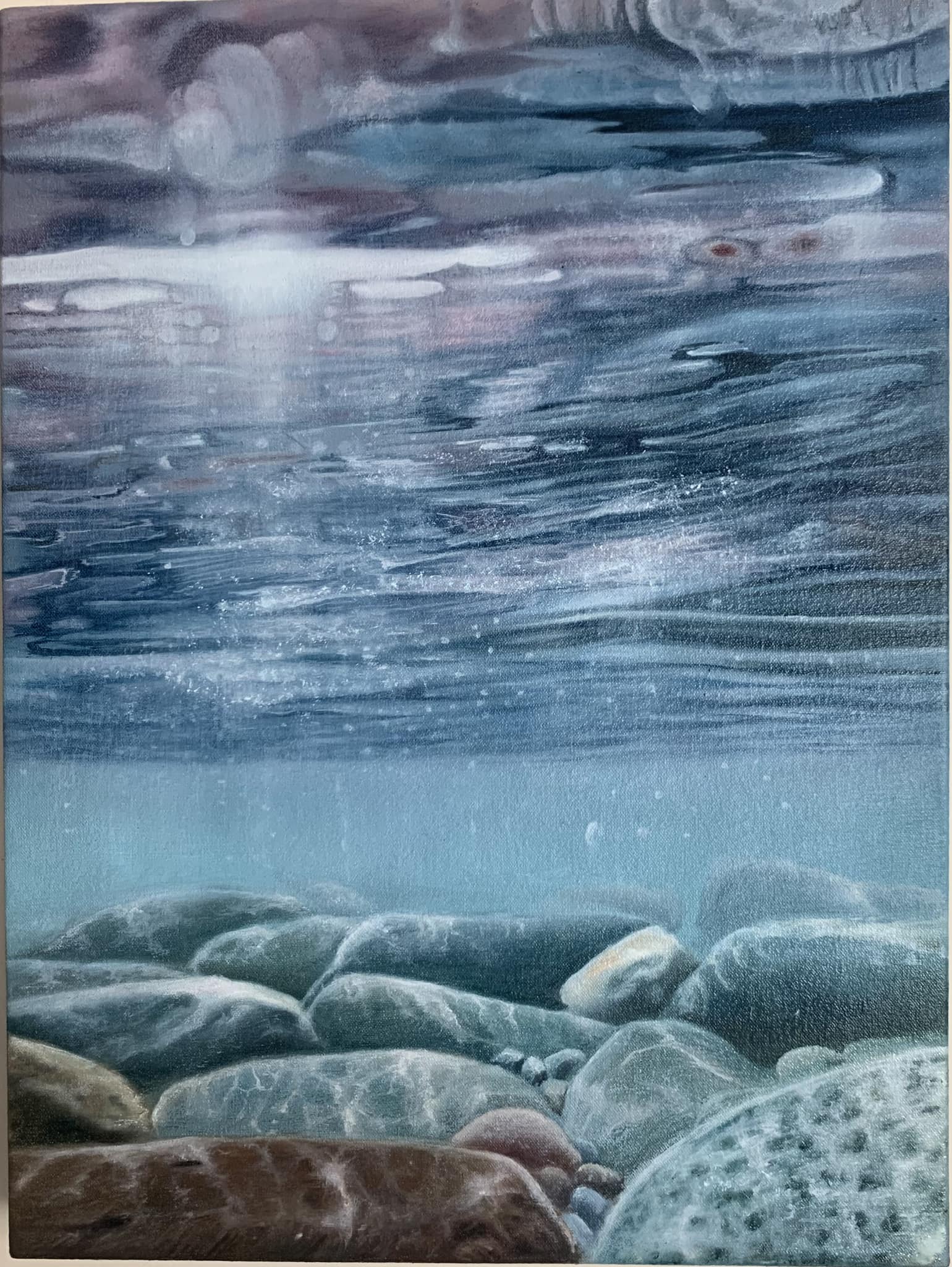 This is a painting I just finished called Cool Waters. 18