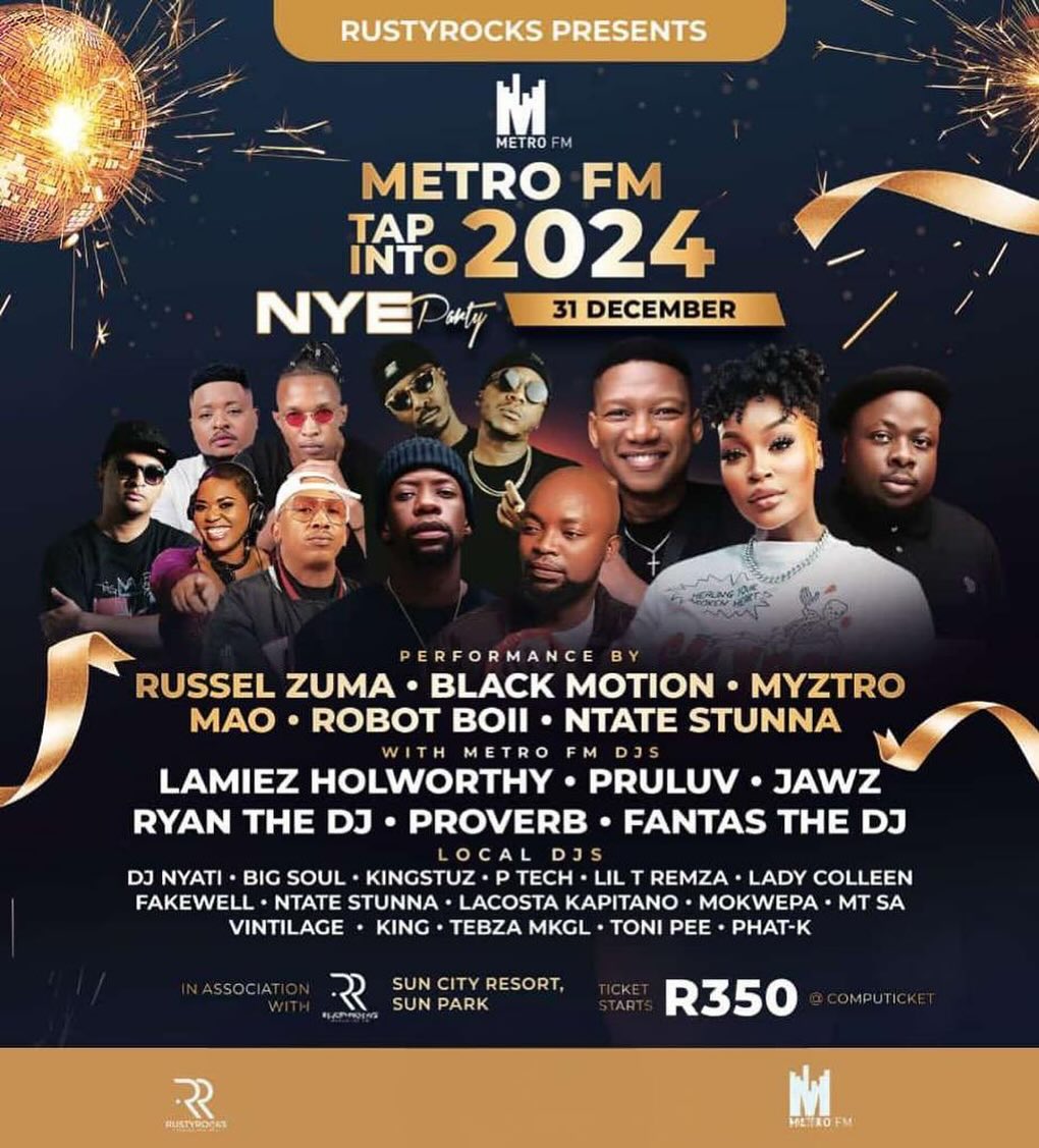 METRO FM - 🎉🎉🎉 Tap Into 2024 with METRO FM and Rusty... | Facebook