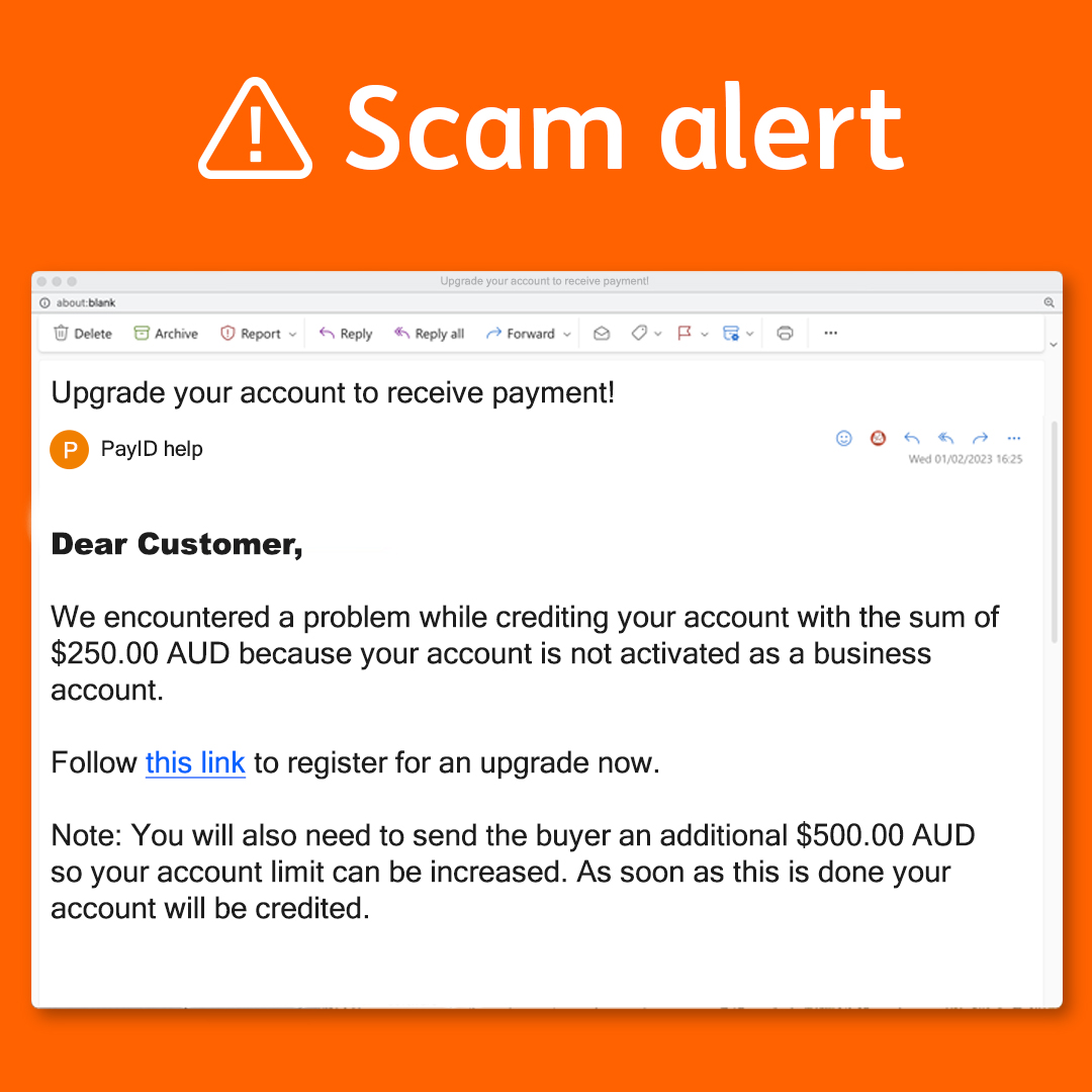 ING Australia - 🚨 SCAM ALERT 🚨 Do you sell items online?... | Facebook