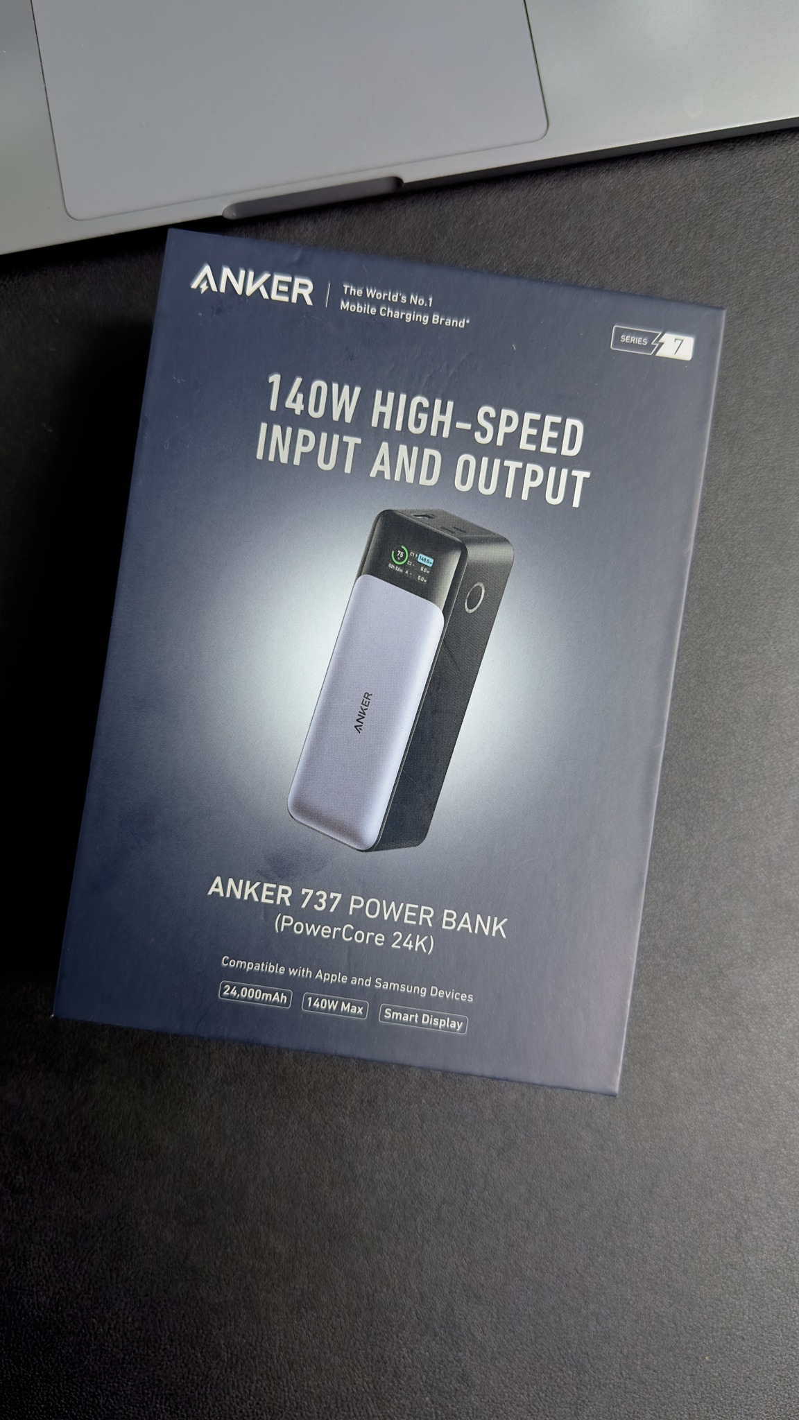 The Anker PowerCore 737 24,000mAh Power Bank has the capacity and