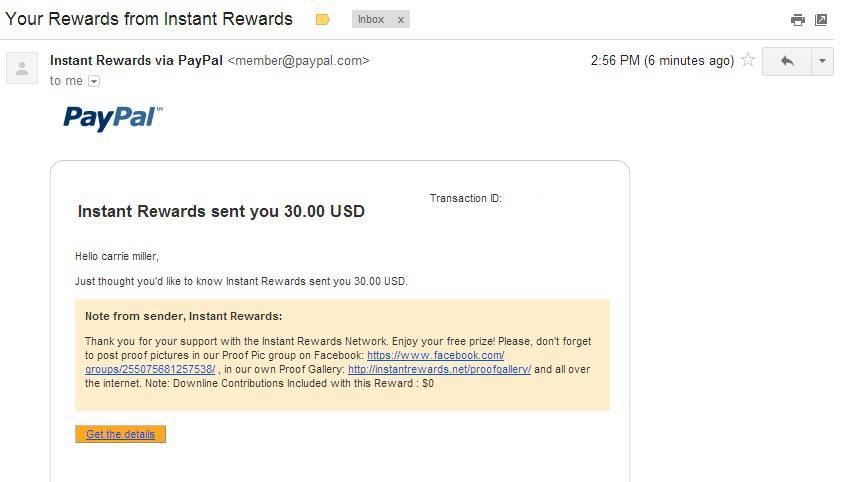 Instant Rewards Network Job