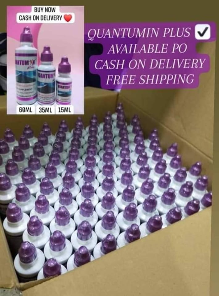 Quantumin - Ang QUANTUMIN PLUS ay pwedeng IPATAK sa: sa IINUMING TUBIG ...
