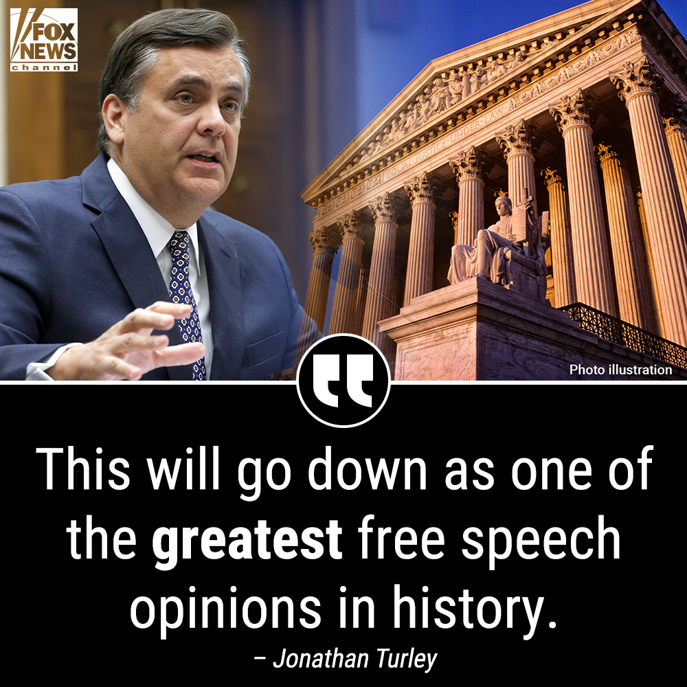 Fox News - FIRST AMENDMENT RIGHT: Jonathan Turley says... | Facebook