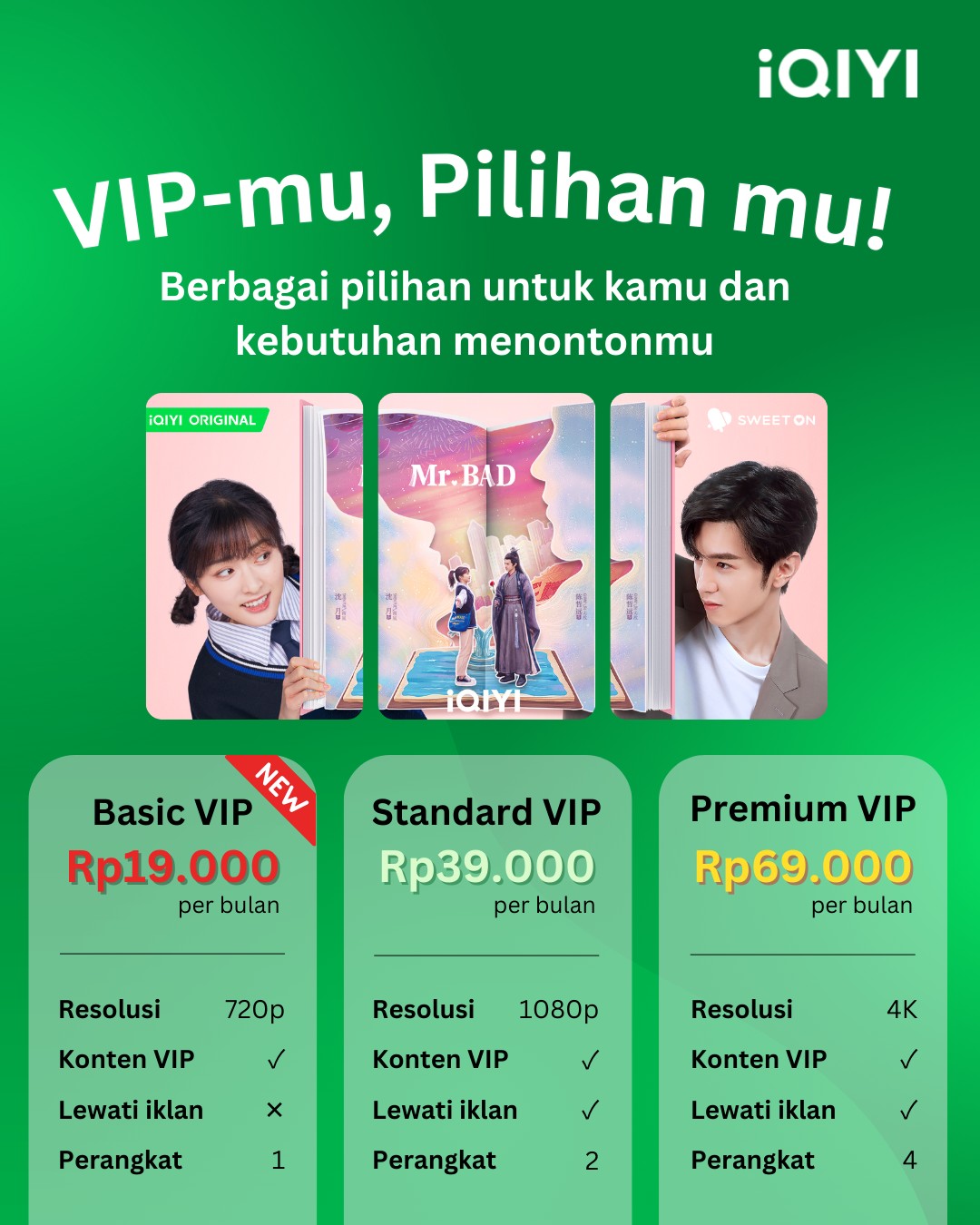 iQIYI Indonesia - Pilihan Baru. Pengalaman Baru. 🥰...