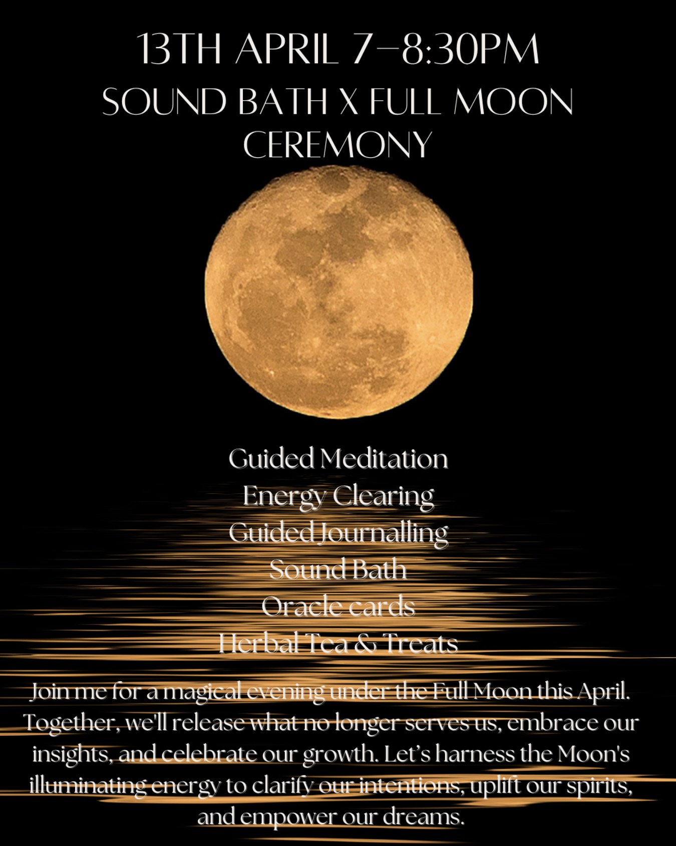 🌕 FULL MOON SOUND BATH CEREMONY 🌕... - Healing by Ellie | Facebook