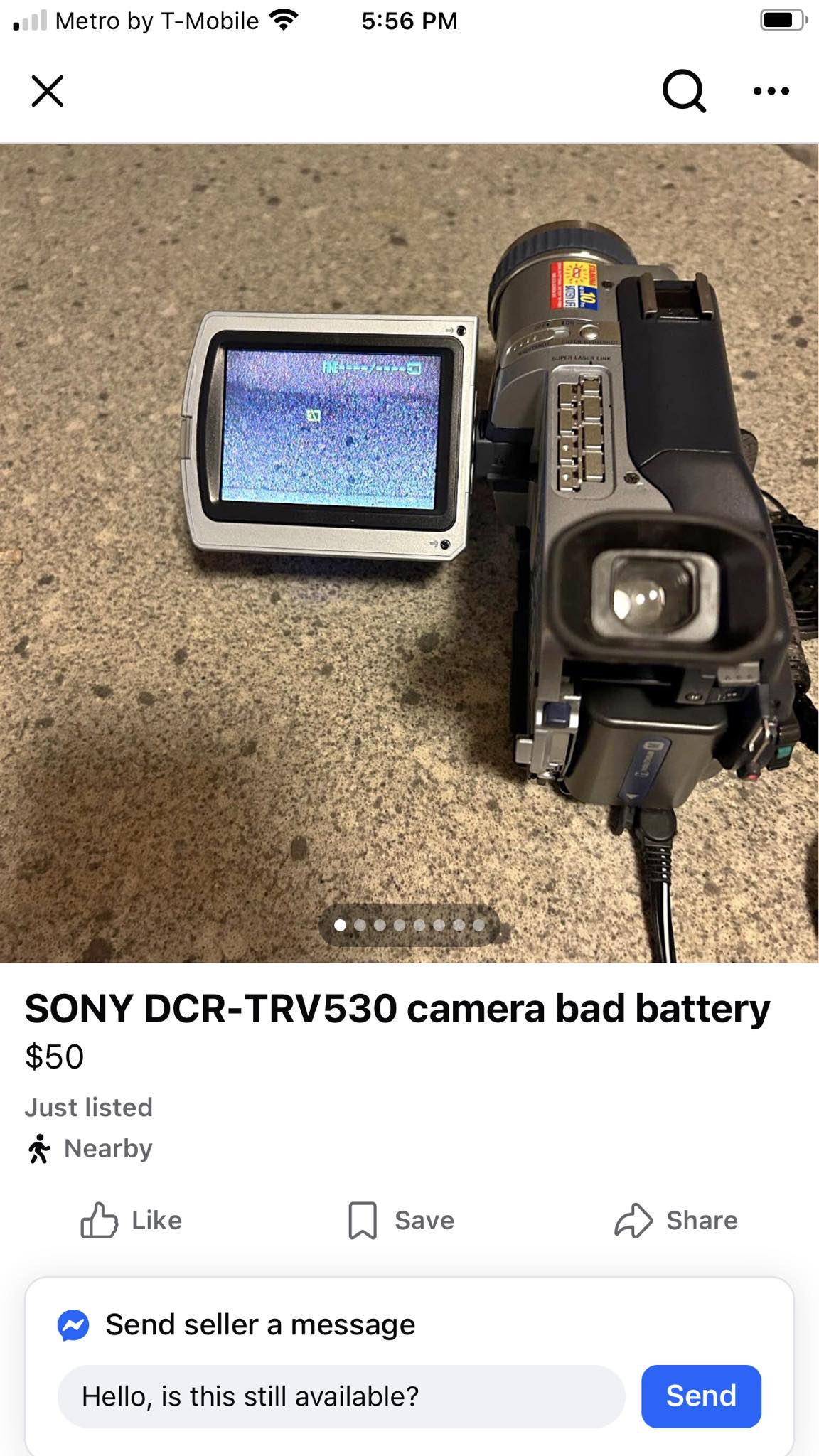 JVC GR-SZ1 Super VHS-C Camcorder