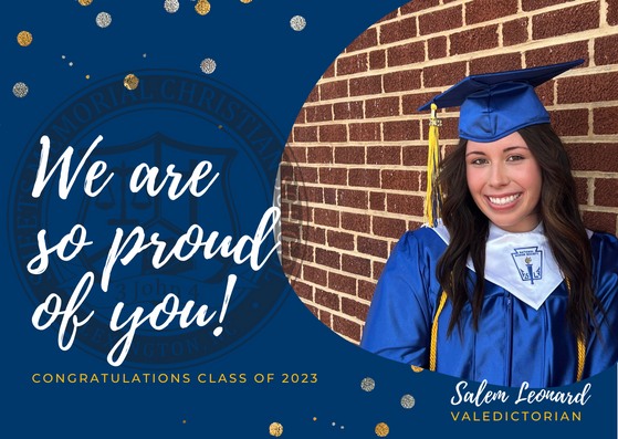 Congratulations to our... - Sheets Memorial Christian School | Facebook