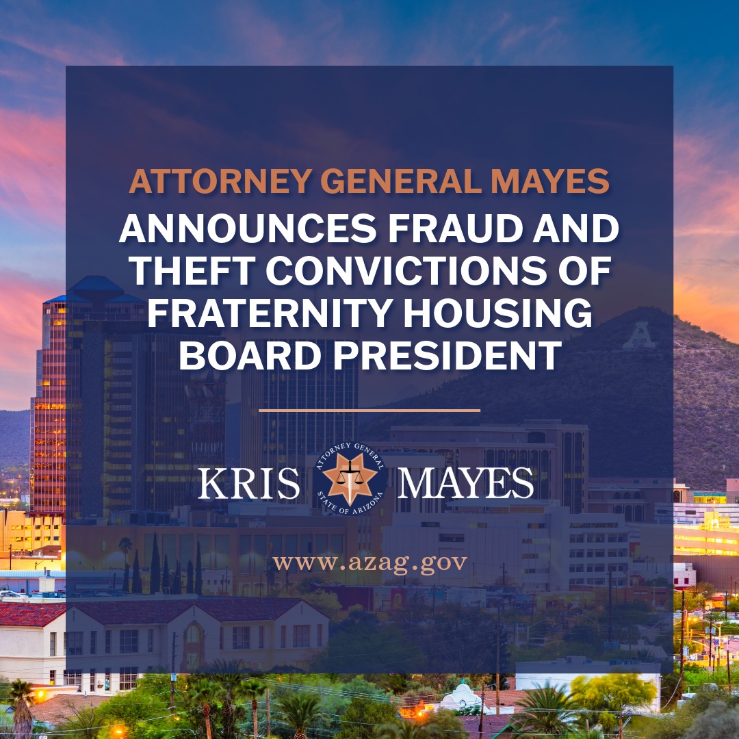 Attorney General Kris Mayes - An individual has been convicted of fraud ...