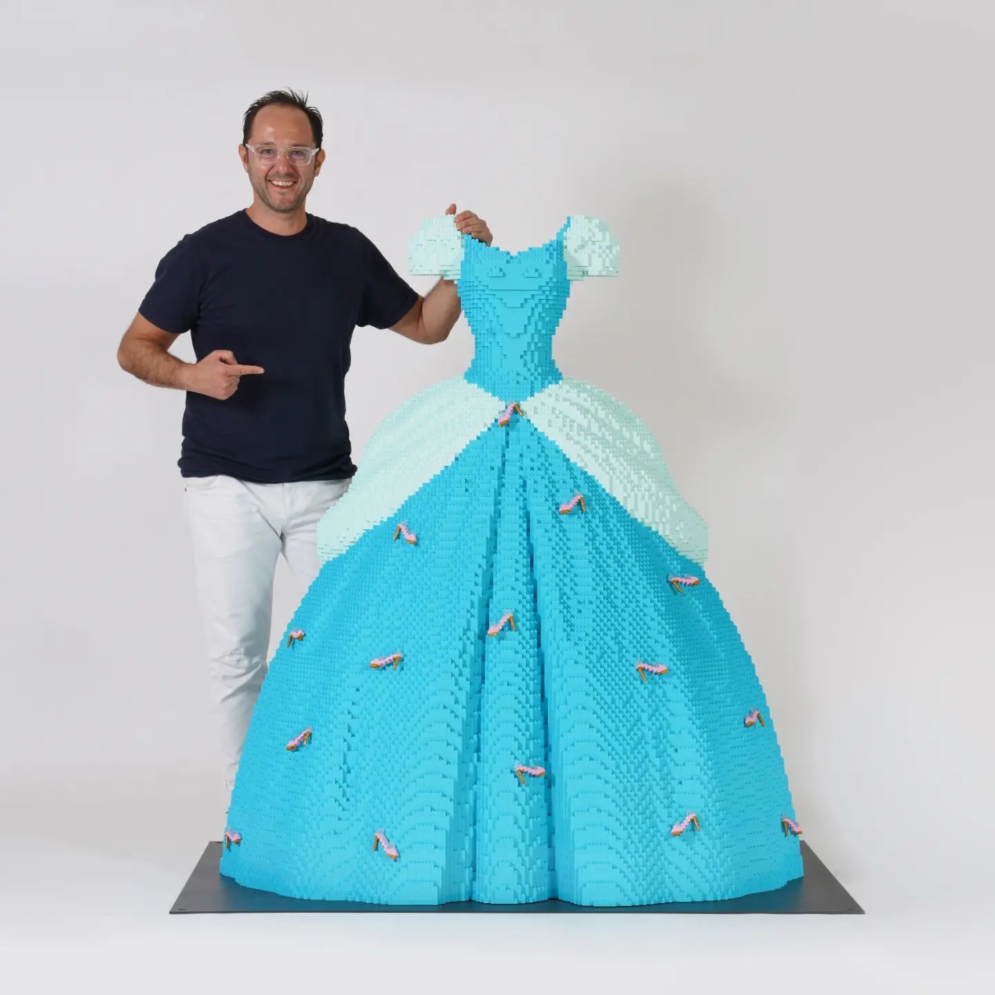 open lace back dress Amazon.com: LEGO Disney Princess Cinderella Minifigure