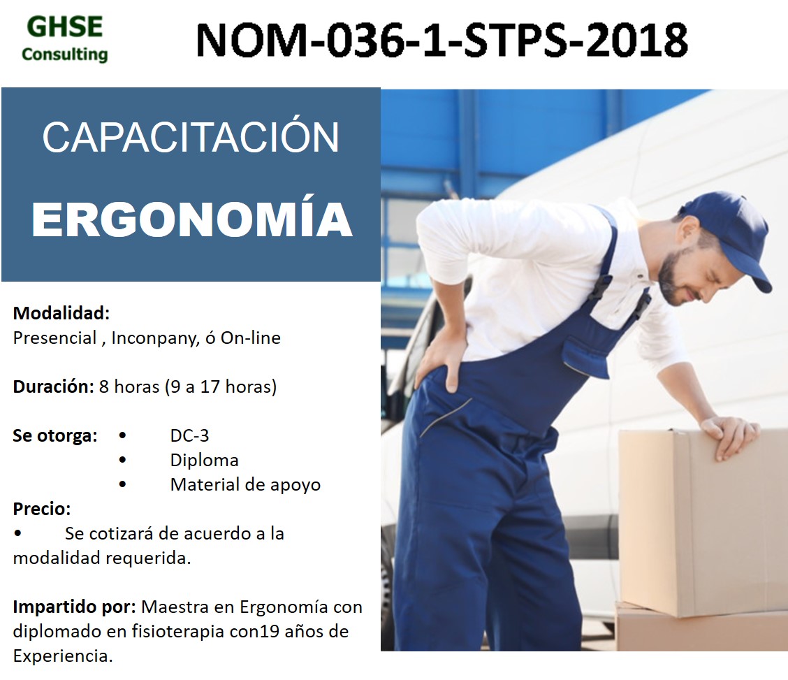 Ghse.com.mx/ - Nom-036-1-STPS-2018 CAPACITACIONES Y...
