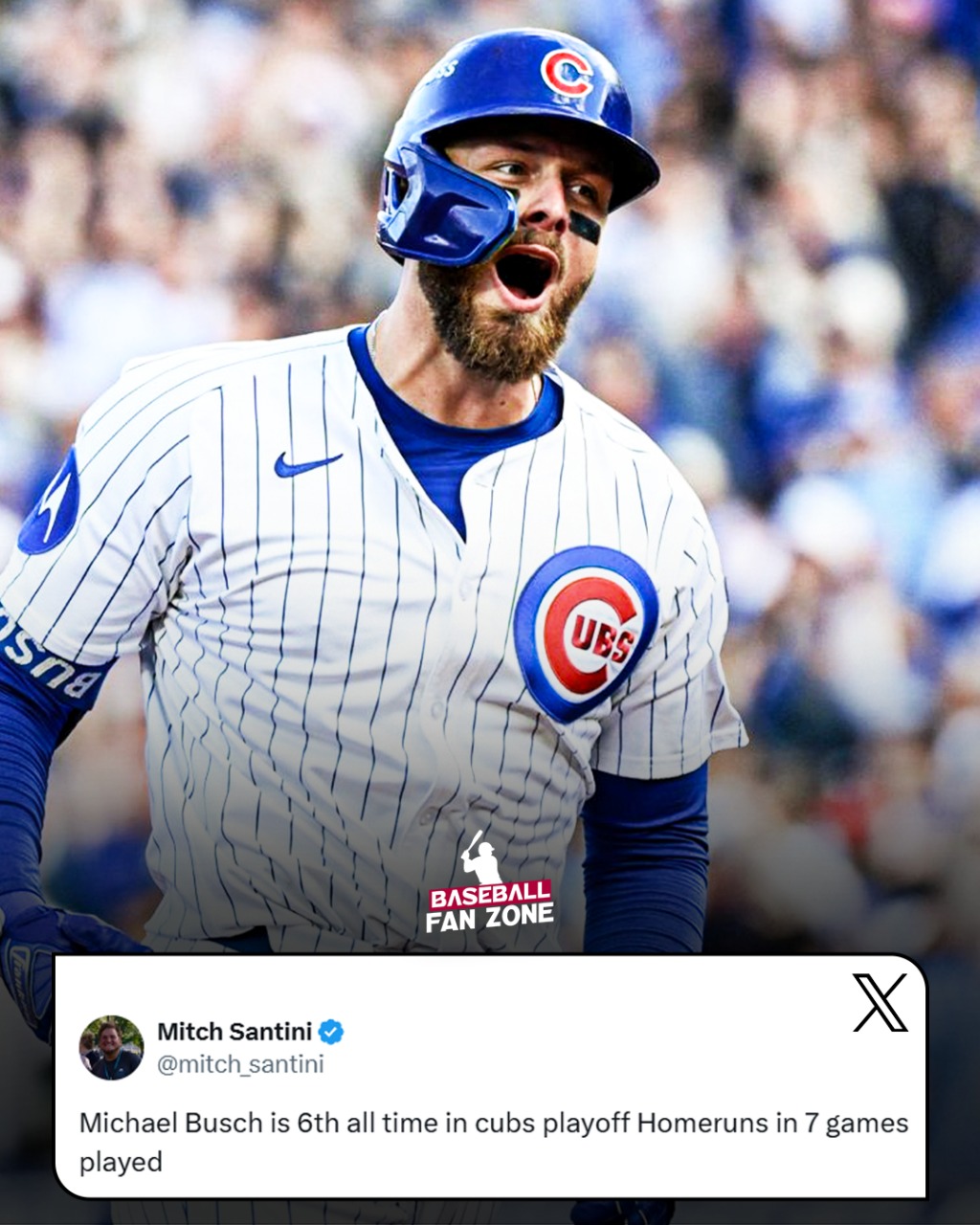 Baseball - Either Michael Busch is too good, or the Cubs’ postseason ...