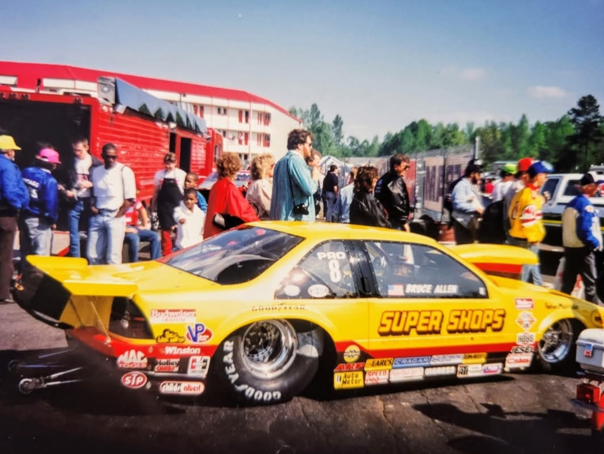 Drag - Bruce Allen's Super Shops Pro Stock Beretta at Atlanta Dragway ...