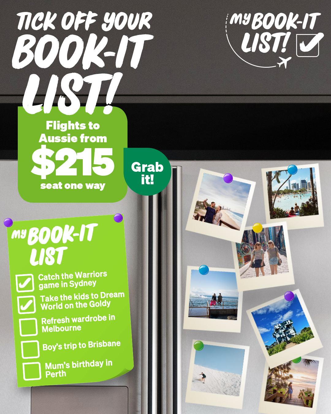 grabaseat - Tick off your Book-it List with our Aussie sale on now ...