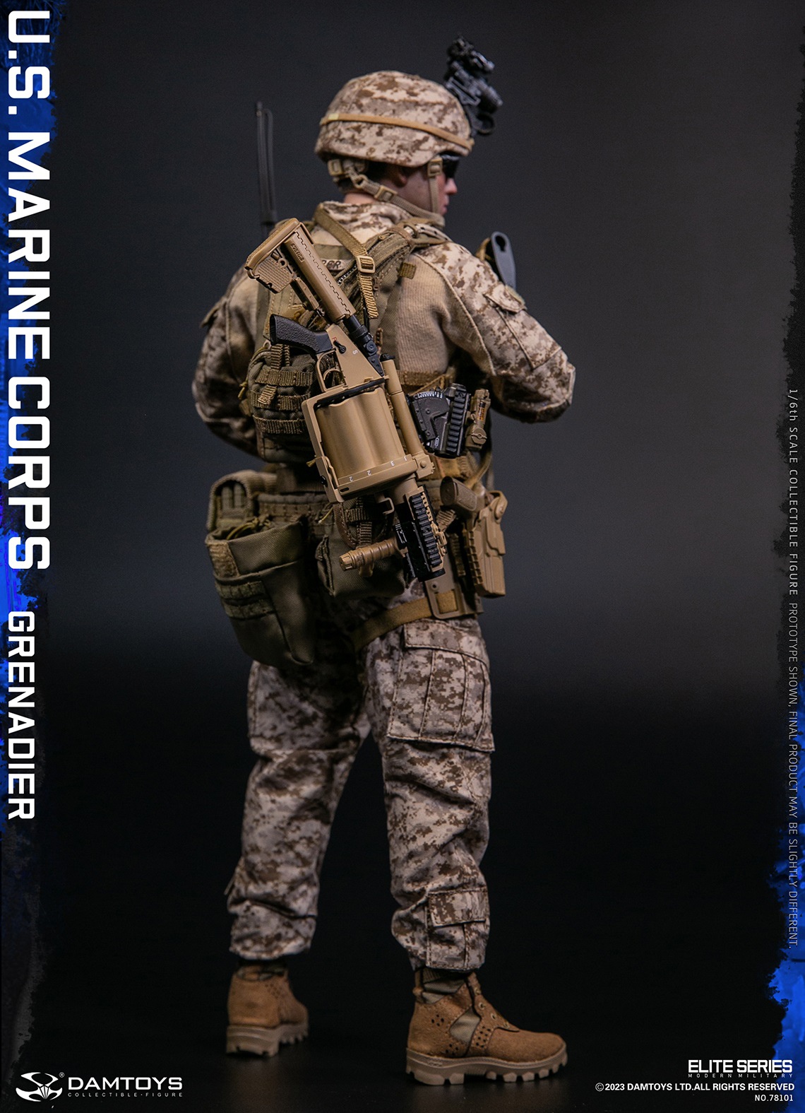 Damtoys 1/6 Marine Corps SAW gunner review