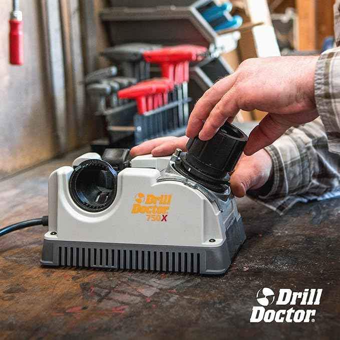 Drill Doctor - DD750X 750X Drill Bit Sharpener for High-Speed Steel ...