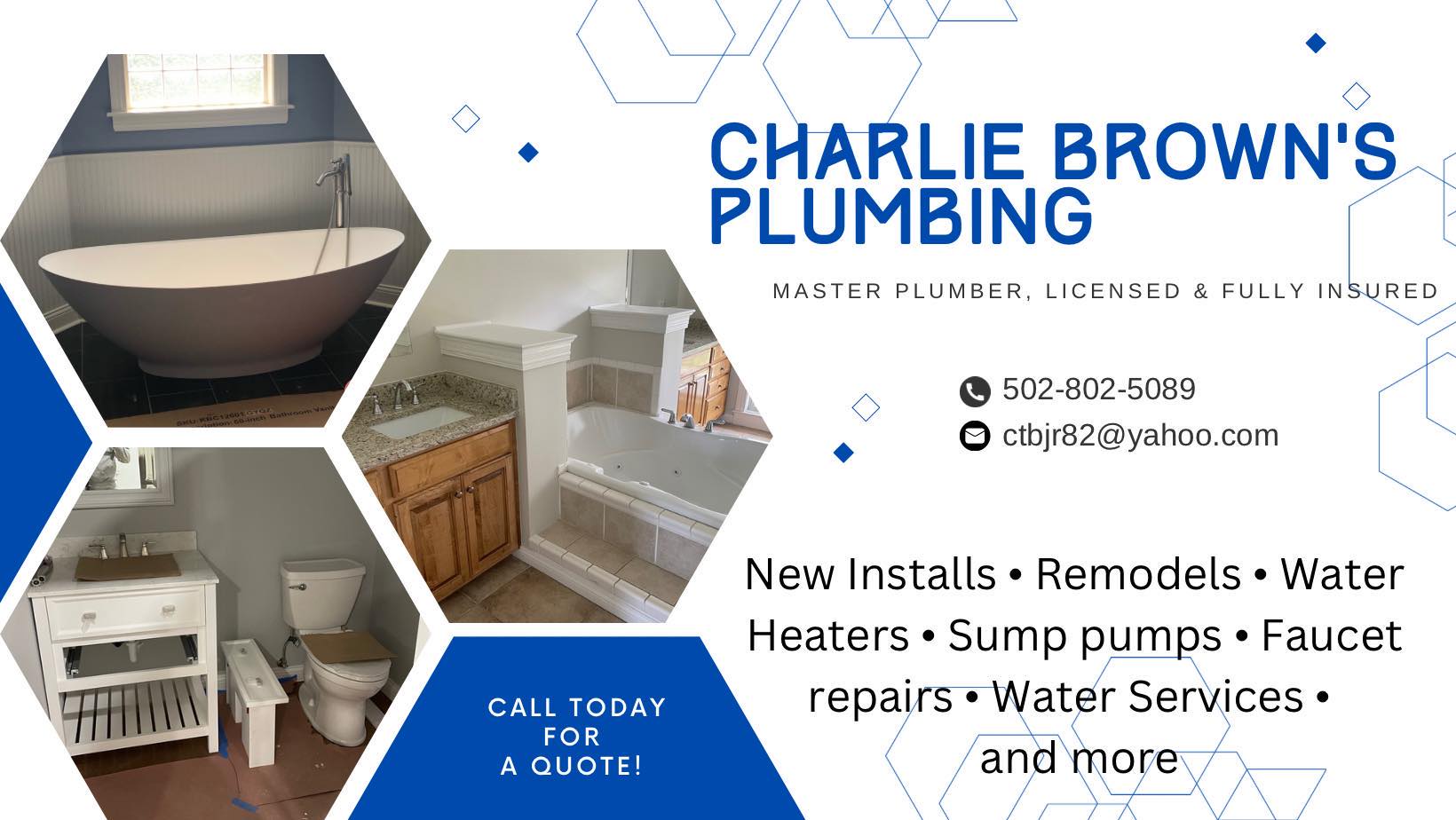 Charlie Brown’s Plumbing, LLC | Louisville KY