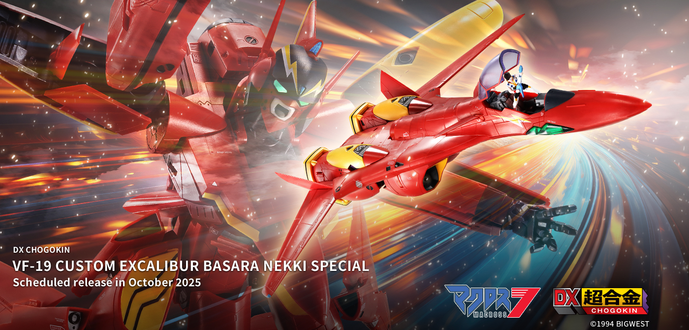 Bandai Macross 7 DX VF-17S Special Stealth Valkyrie custom blaster