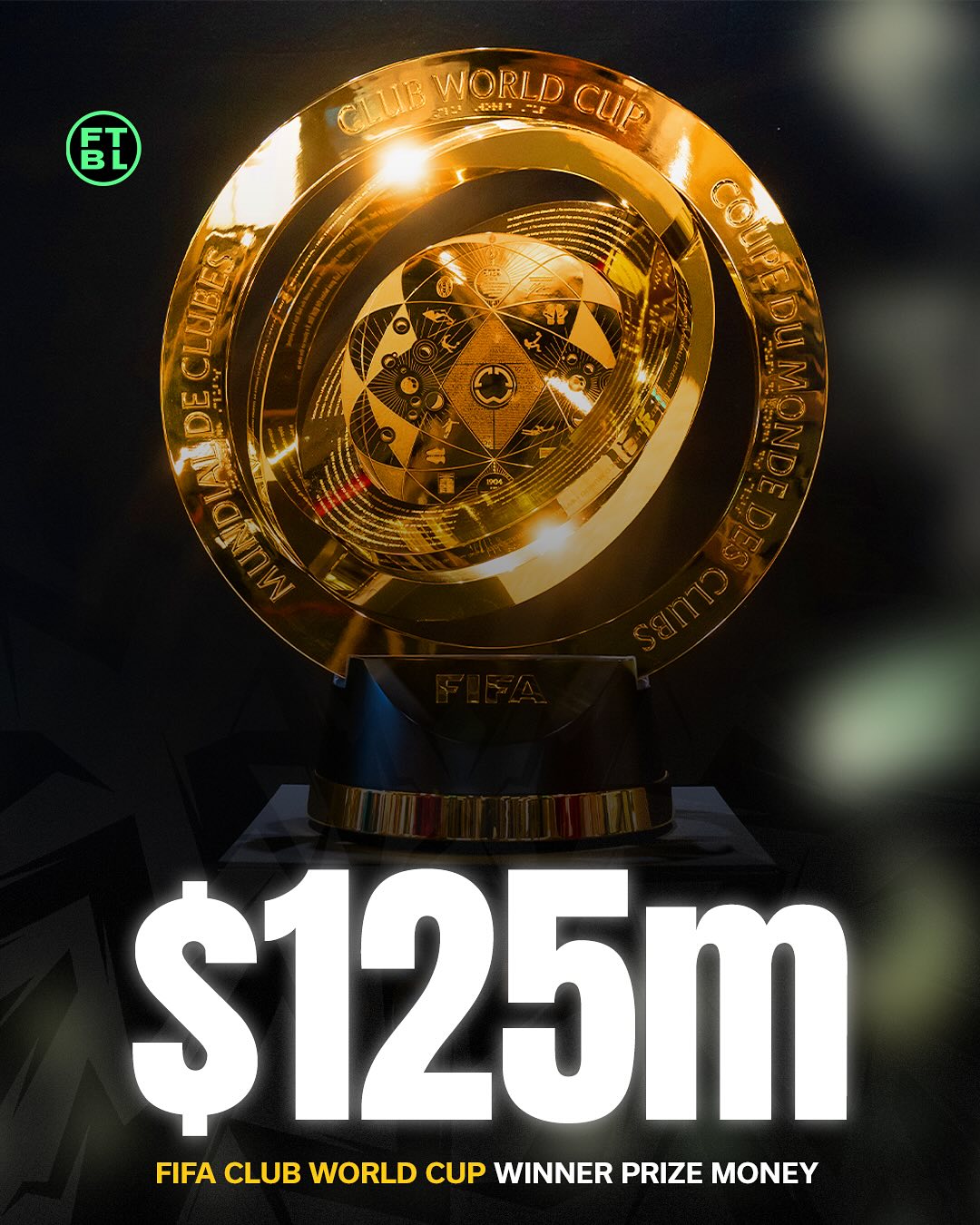 ピンバッジ　FIFAカウントダウン1year BREAKING: The winner of the FIFA Club World Cup will receive a